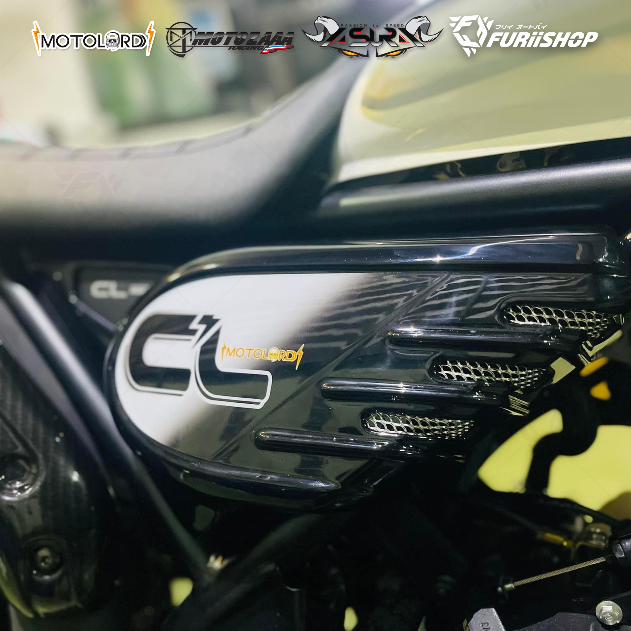 ครอบฝากระเป๋าซ้ายขวา MotoLordd For Honda CL 300/500