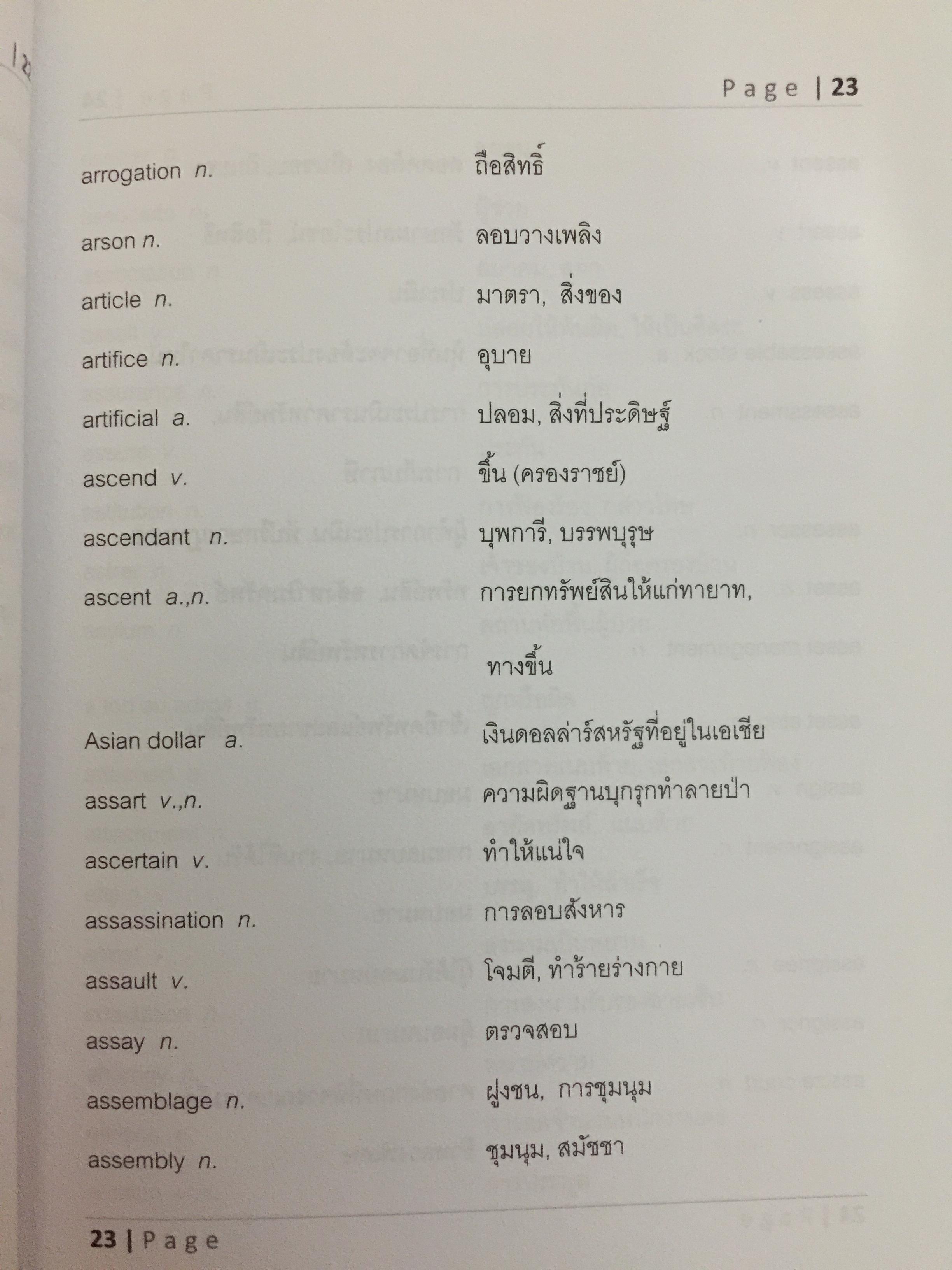 พจนานุกรมศัพท์กฎหมายและธุรกิจ(ฉบับย่อ). LEGAL & BUSINESS TERMS. โดย รุ่งโรจน์ สุภรพิพัฒน์อาภา(เตยต่อวงศ์) 0 กก.