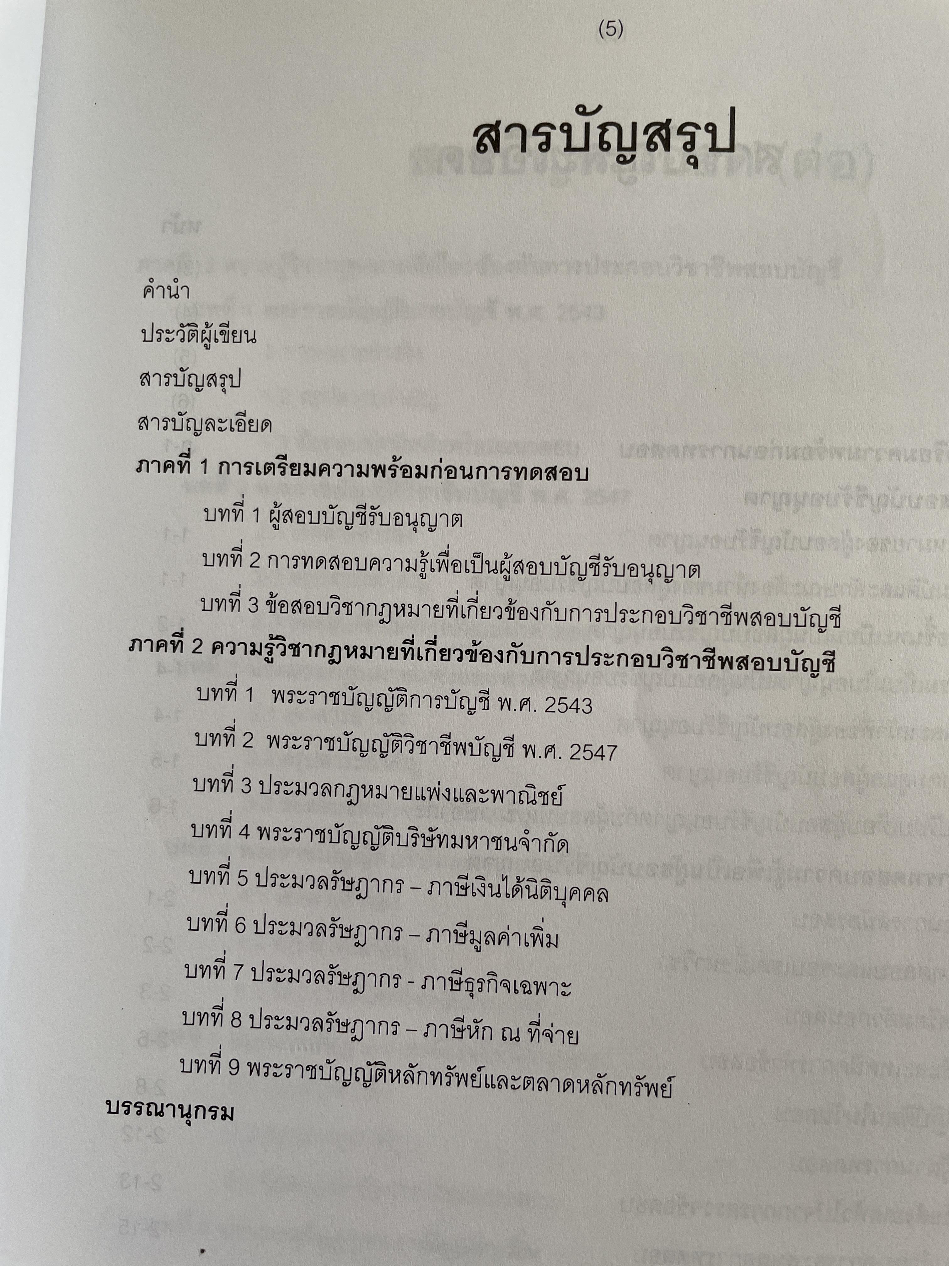 คู่มือสอบ CPA. กฎหมายที่เกี่ยวข้องกับการประกอบวิชาชีพสอบบัญชี ผู้เขียน นิพันธ์ เห็นโชคชัยชนะ และ ดร.ศิลปพร ศรีจั่นเพชร 1,500 กรัม