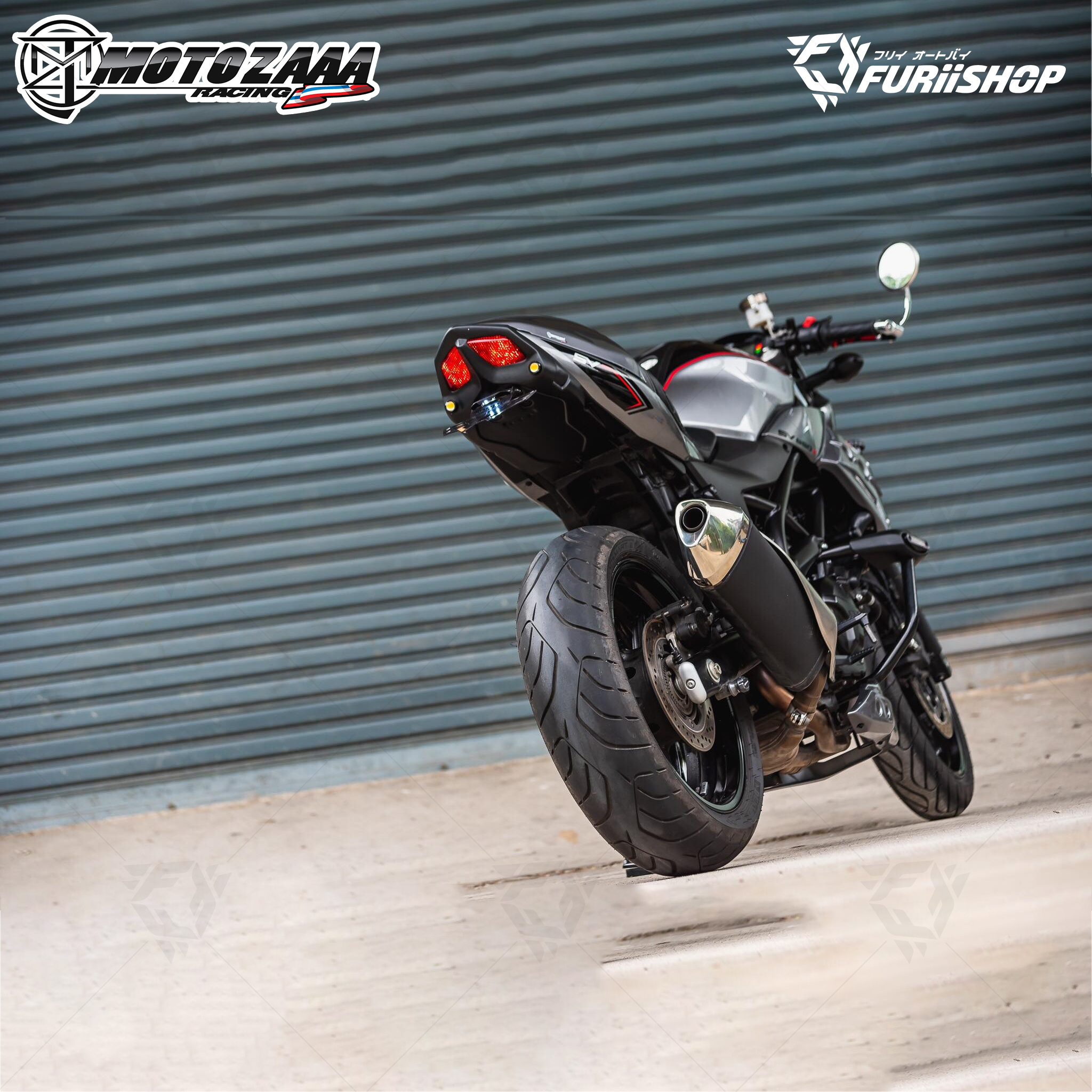 แผ่นปิดท้าย มีไฟเลี้ยว MOTOZAAA FOR SUZUKI SV650X