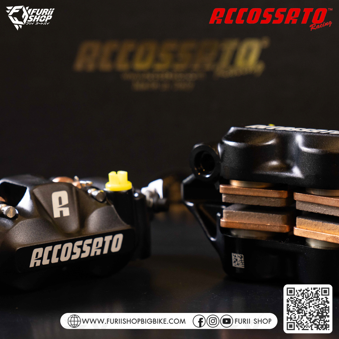 ปั้มล่าง Accossato Radial Brake Caliper Forged Monoblock