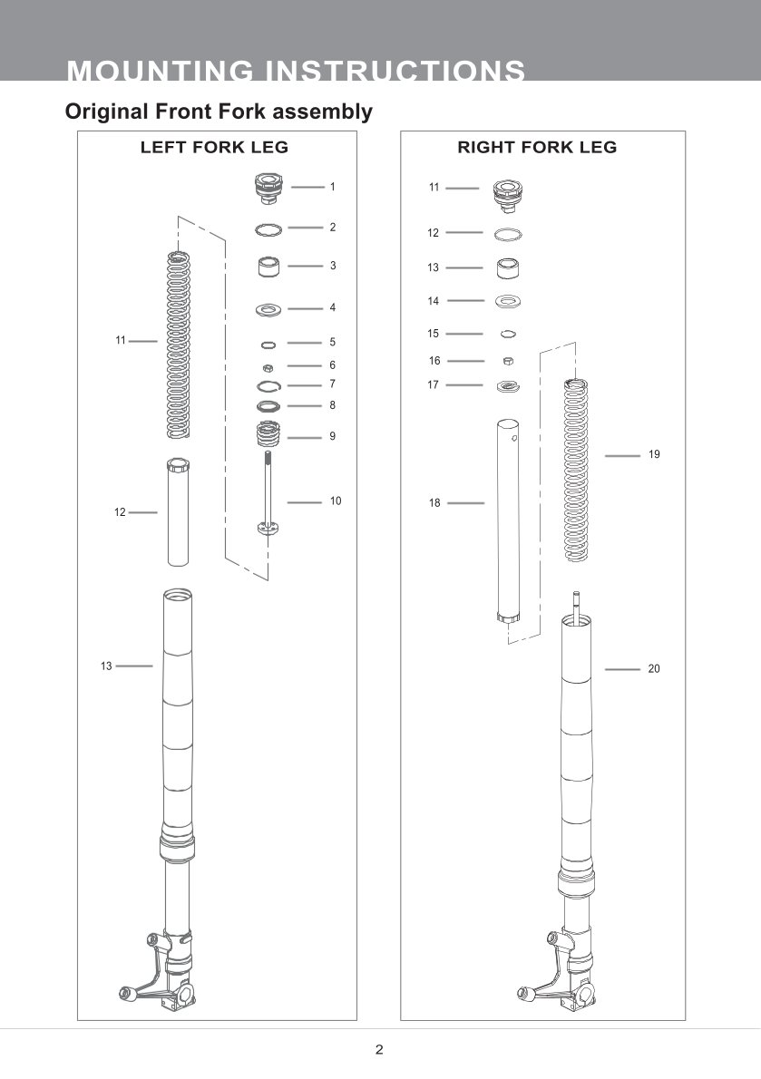 สปริงโช้คหน้า Ohlins FSK150 For Honda CB650R 2019-2020