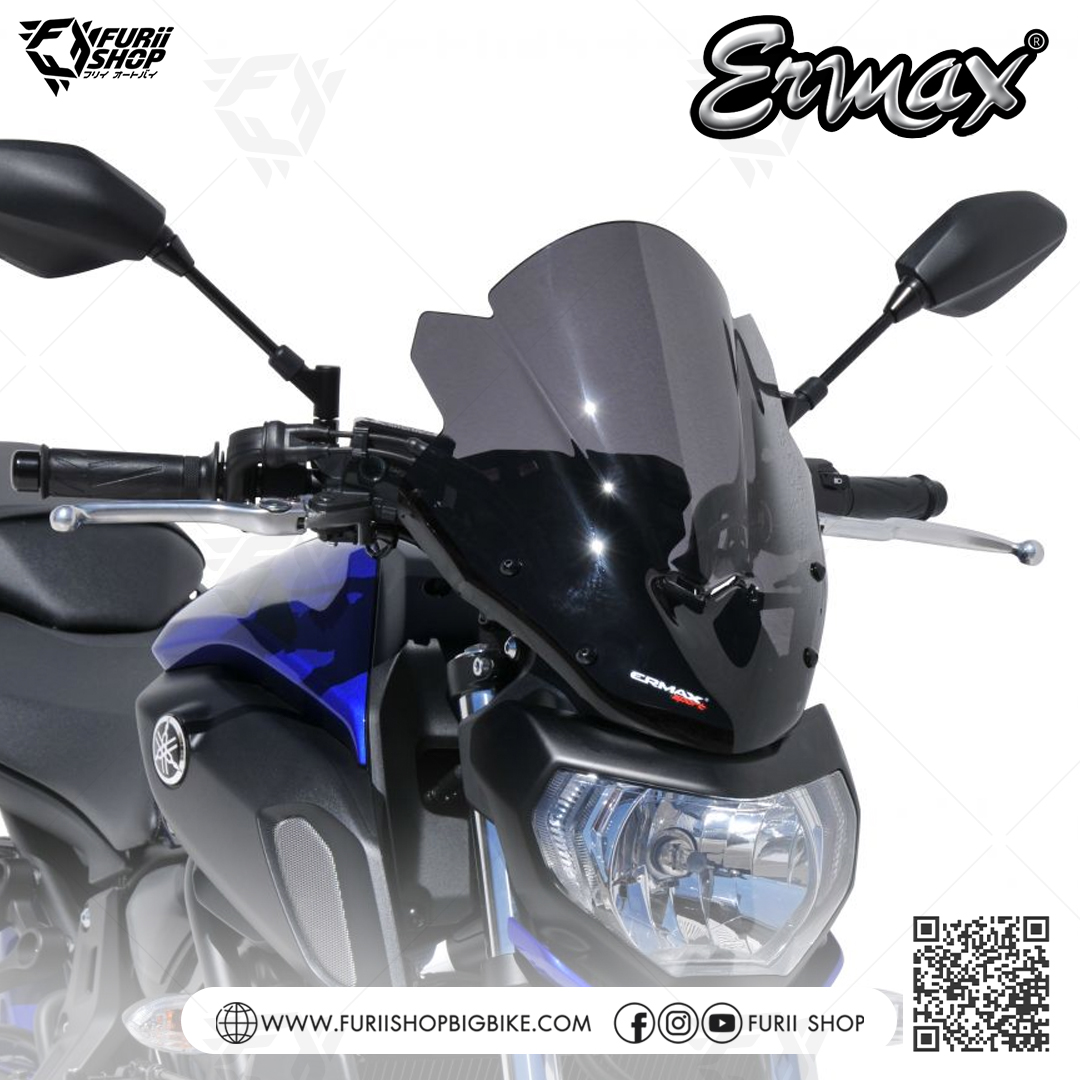 ชิลด์ Ermax Windshield Touring : for Yamaha Fz07/Mt07 2018-2020