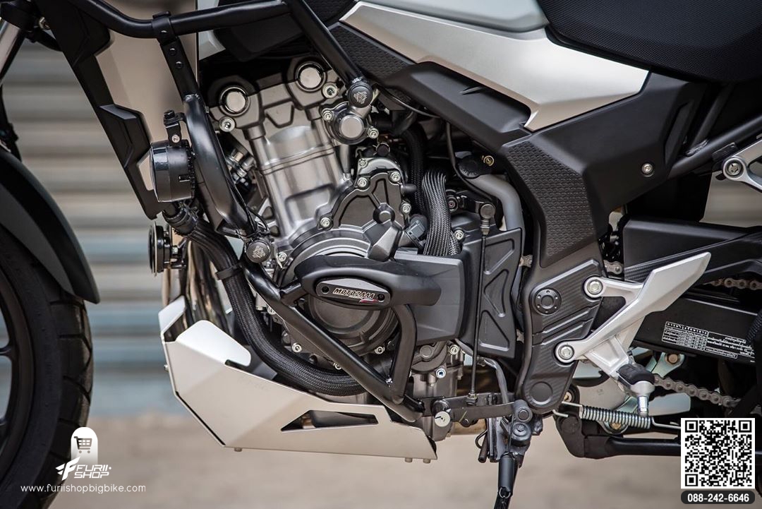 แคชบาร์ ตัวล่าง MOTOZAAA FOR HONDA CB500X 2014-2019