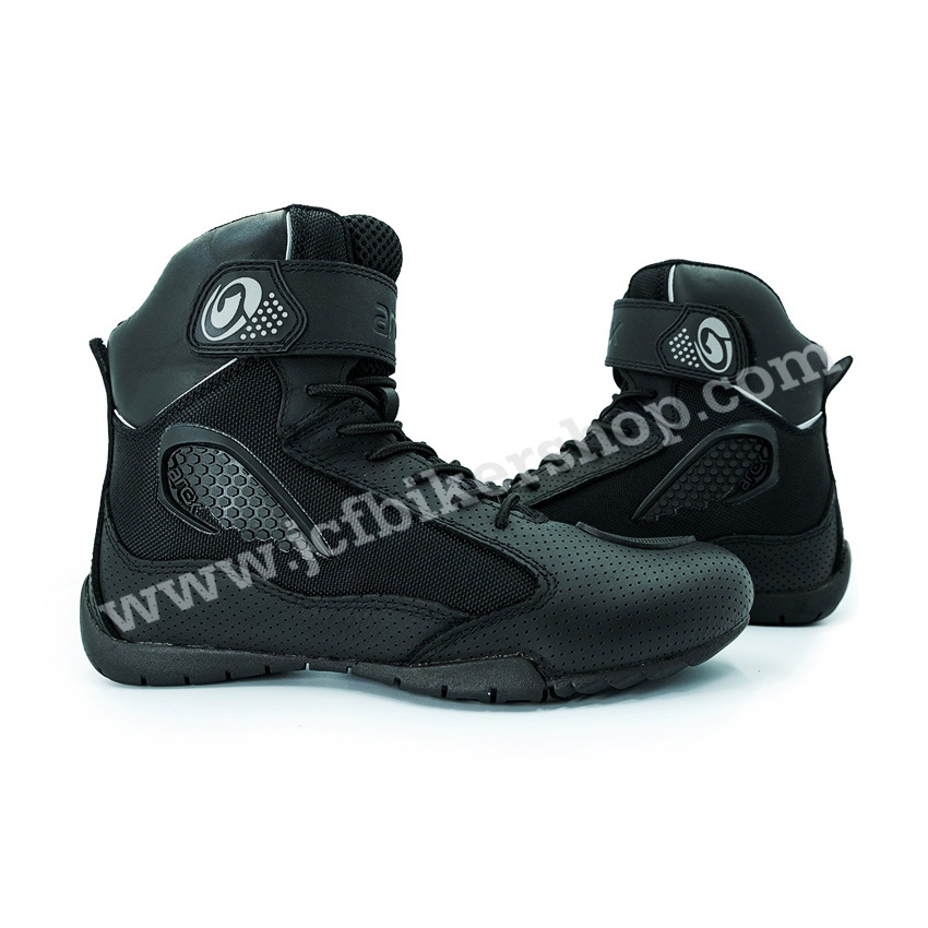 รองเท้าขี่มอเตอร์ไซค์ รองเท้าขับมอไซค์ รองเท้าขับbigbike รองเท้า arcx L60625 Black หนังวัวแท้