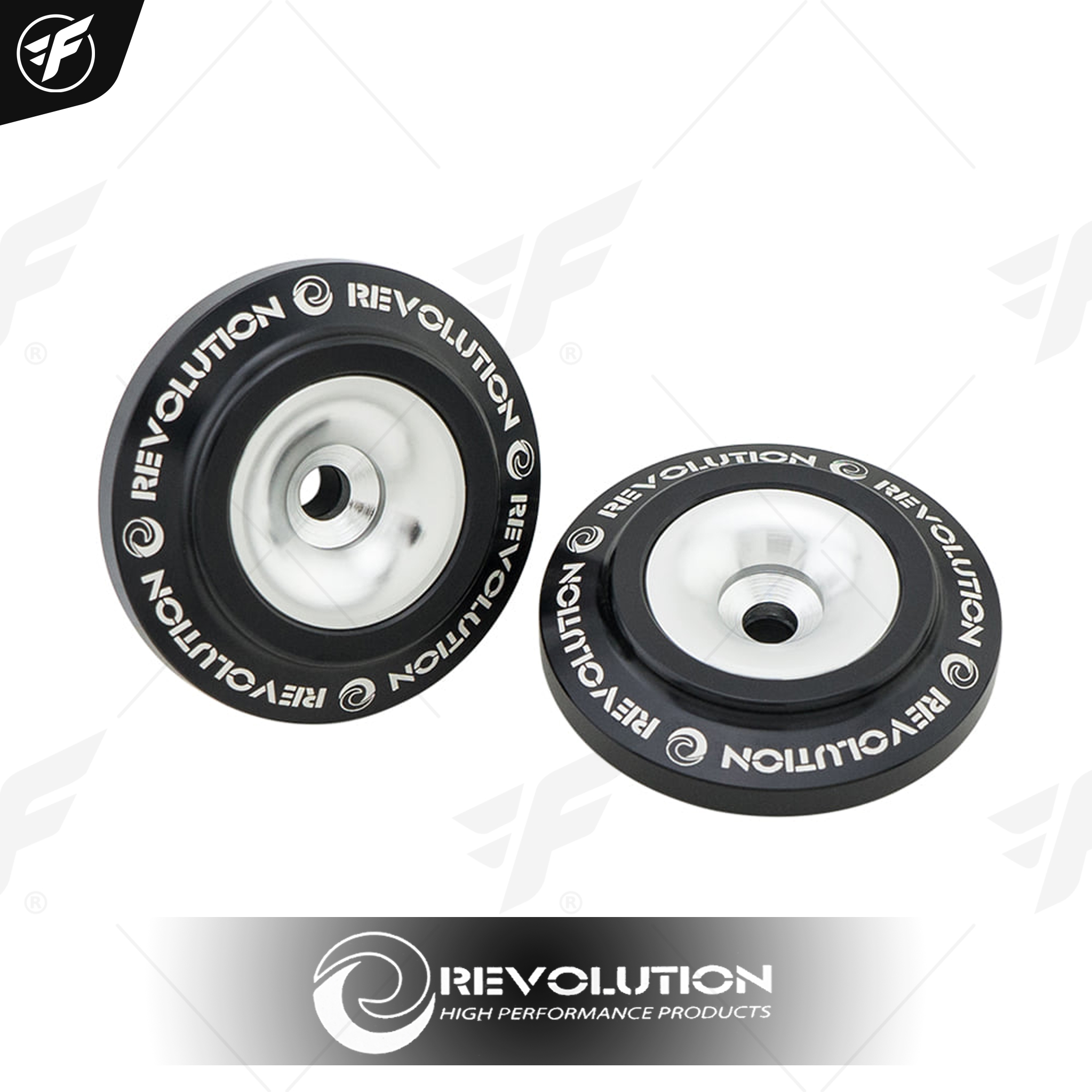 บู๊ชรองน็อตยึดแฟริ่ง 2 ชิ้น REVOLUTION GROM - MSX-125 เงิน