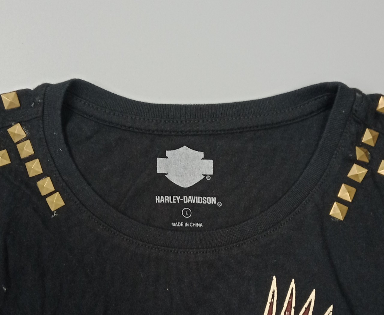 เสื้อยืดแขนสั้น H-D ผู้หญิง XS,S,M,L,XL