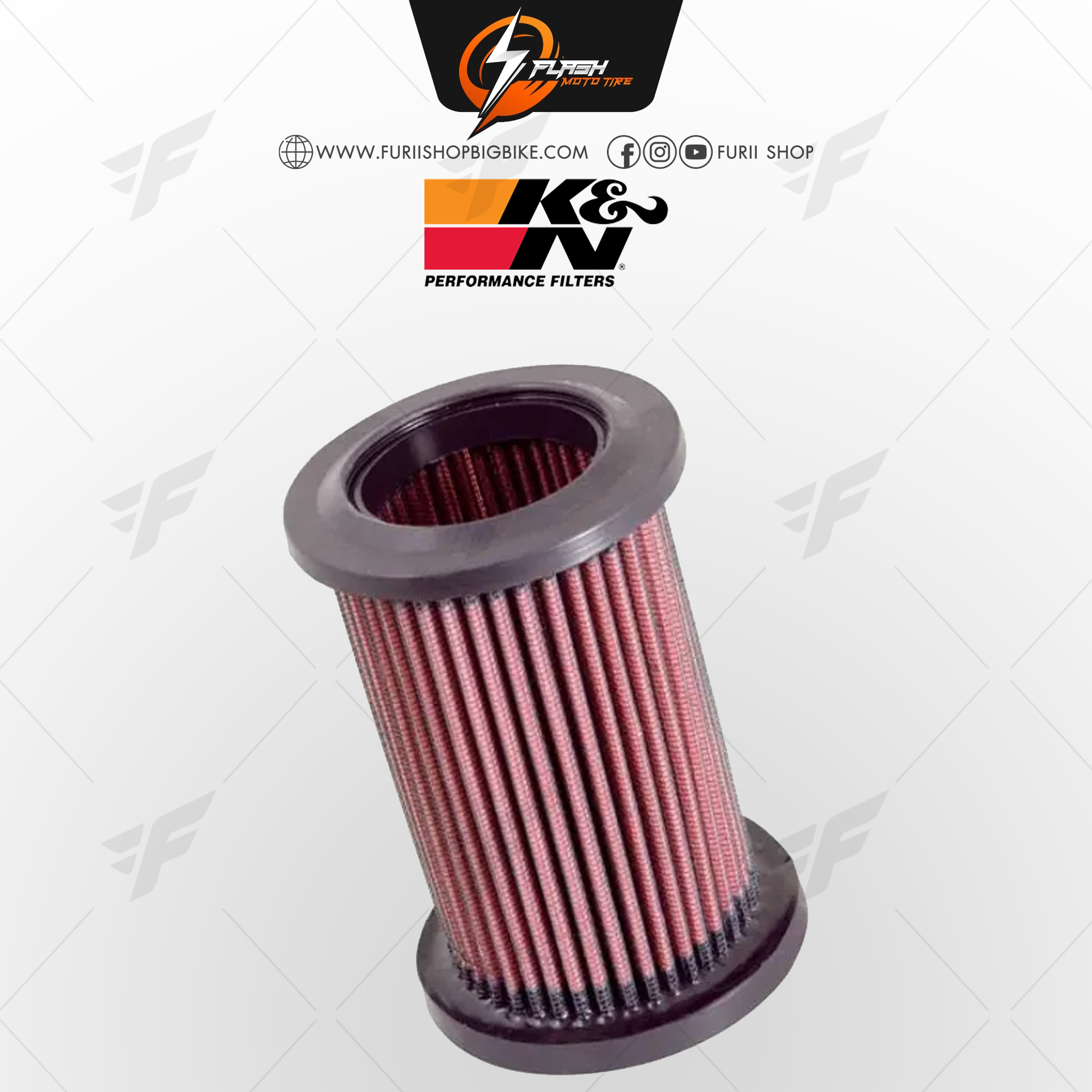 กรองอากาศ K&N สำหรับ DUCATI