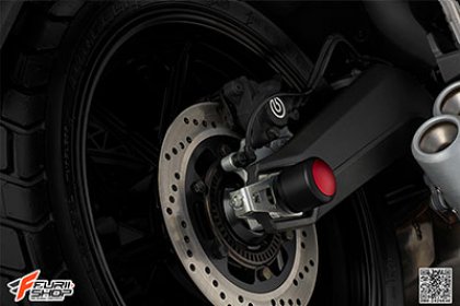 กันล้มล้อหลัง BIKERS สีแดง FOR DUCATI SCRAMBLER
