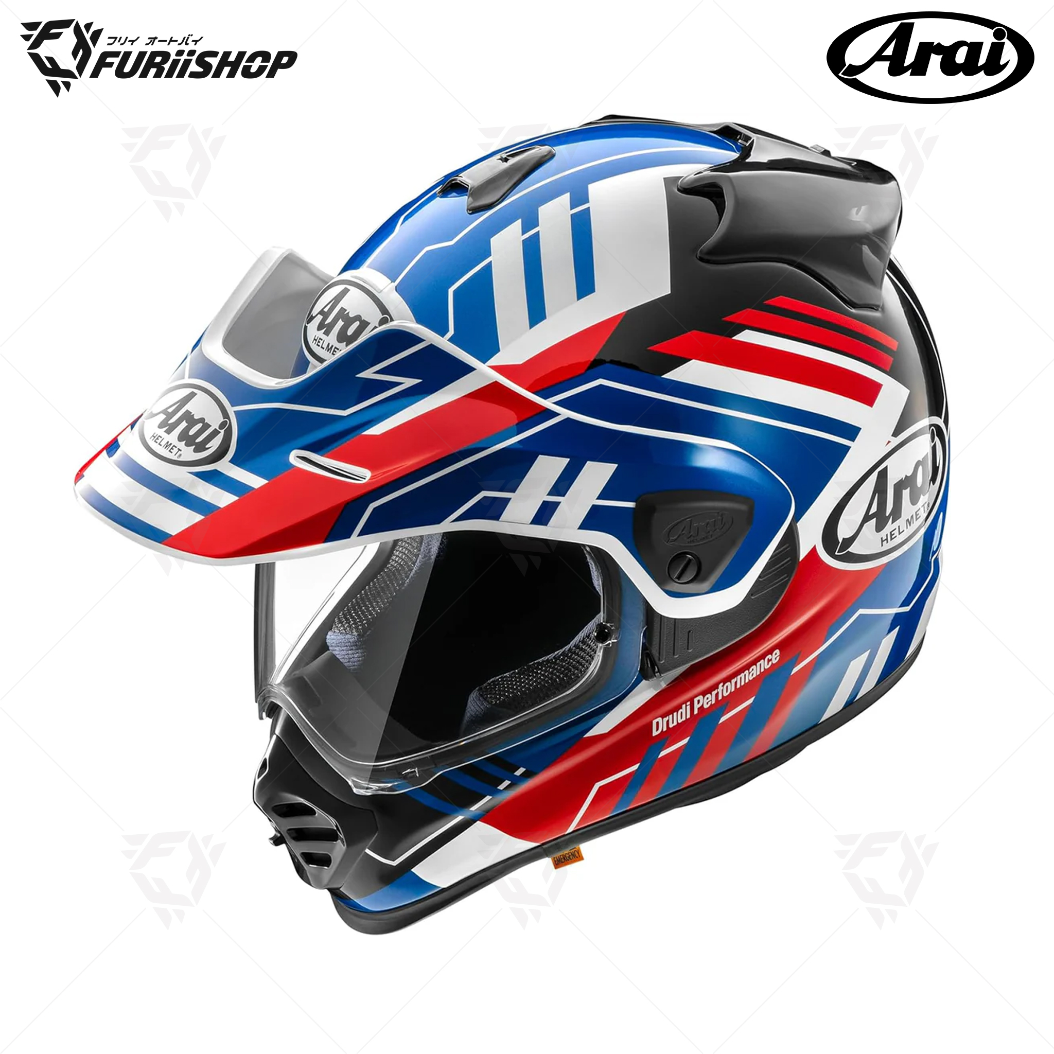 หมวกกันน็อคเต็มใบ Arai : Tour-X5 Trail Blue