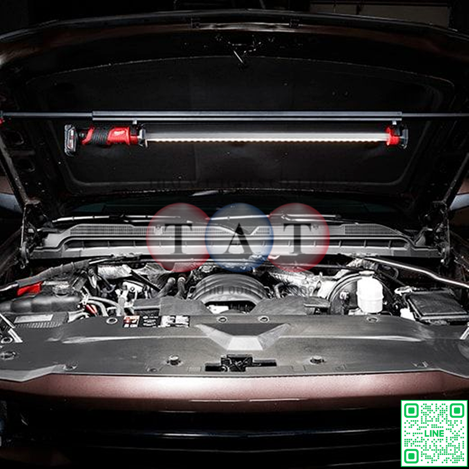 Milwaukee M12 UHL-0 ไฟส่องใต้ฝากระโปรง LED 1,350 ลูเมน | REDLITHIUM™