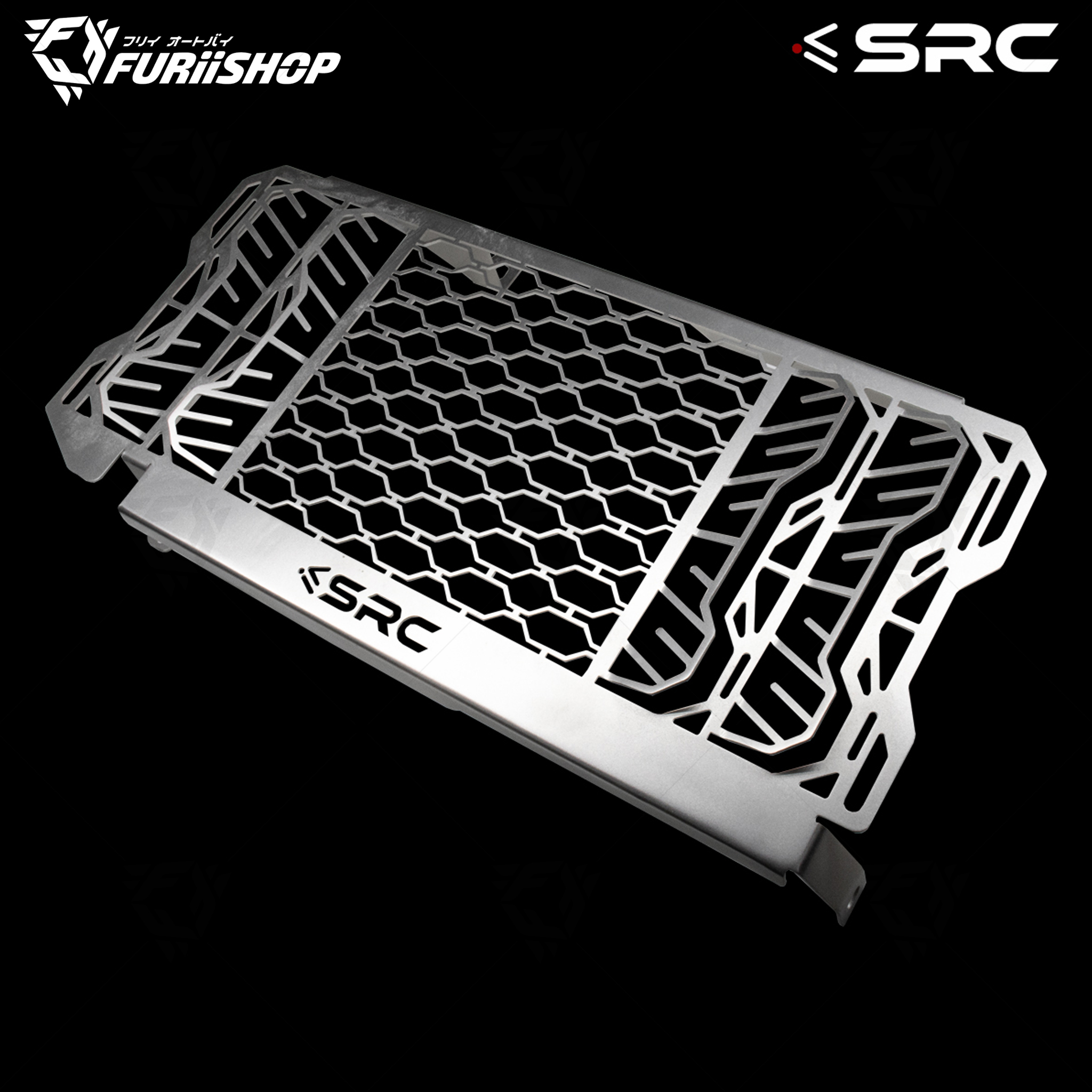 การ์ดหม้อน้ำ SRC RADIATOR GUARD FOR KAWASAKI VERSYS650