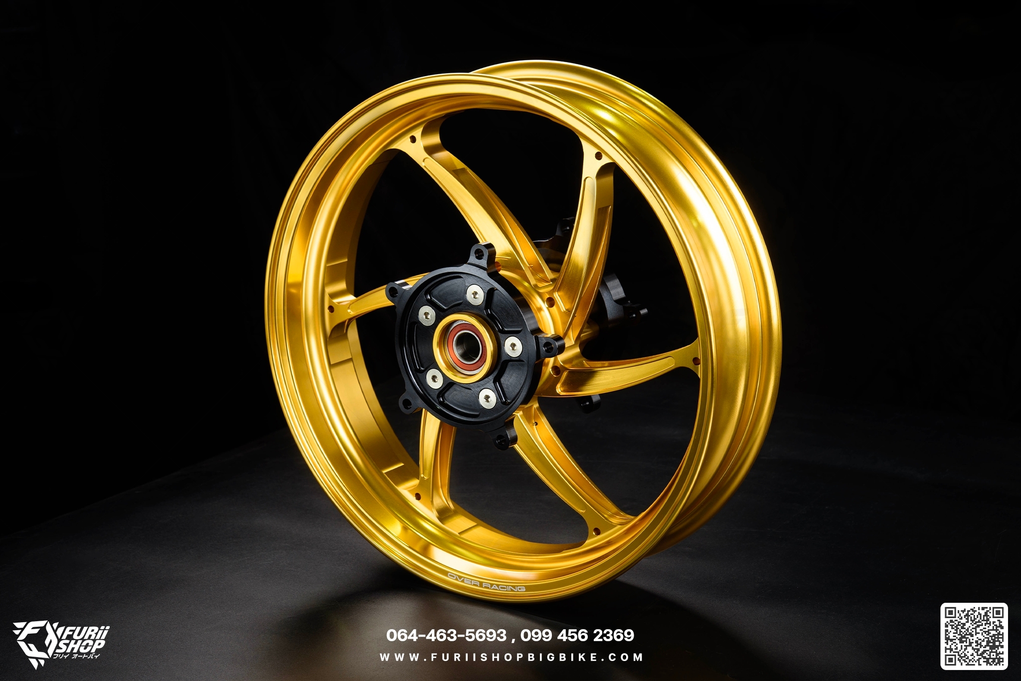 ล้อ OverRacing for Yamaha T-max530 17' / T-max560 สีทอง