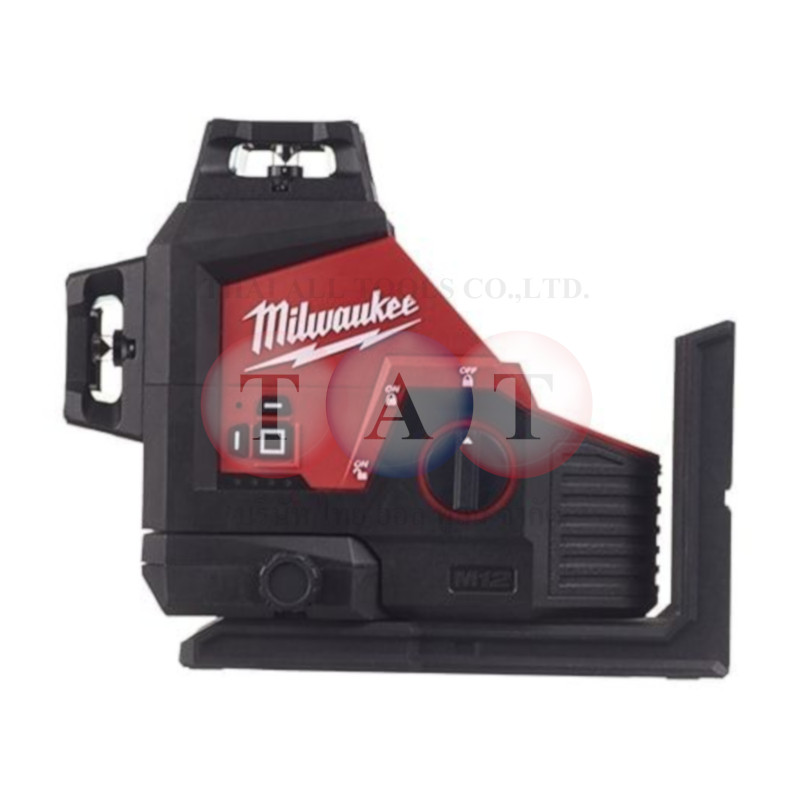 เลเซอร์วัดระดับ 3เส้น 360องศา (เครื่องเปล่า) MILWAUKEE 6301298