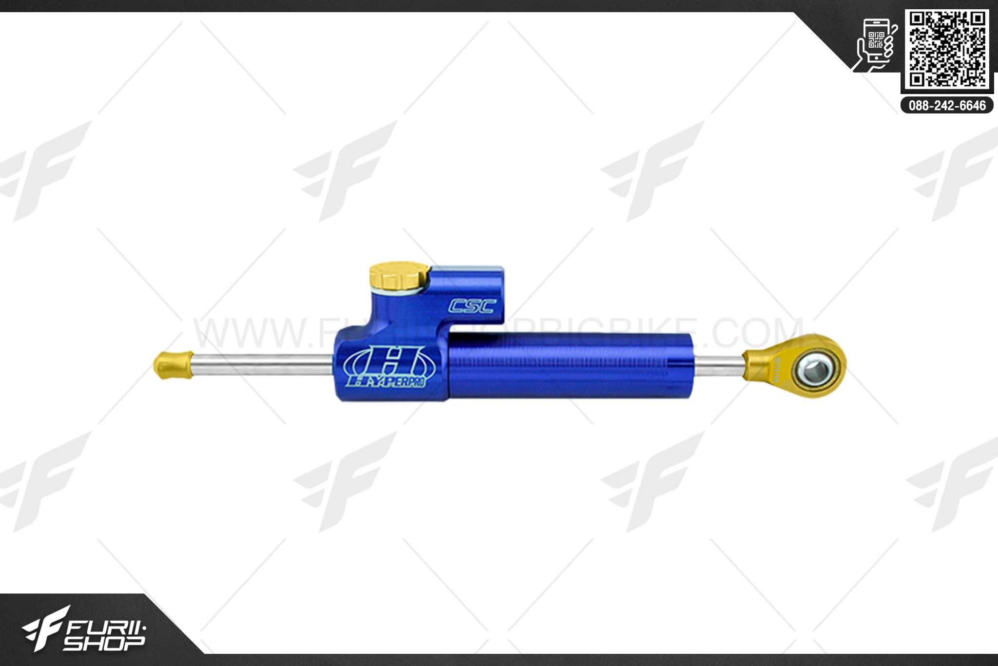 กันสะบัด Hyperpro 75mm CSC Reverse (รีเวิร์ส) สี : Blue
