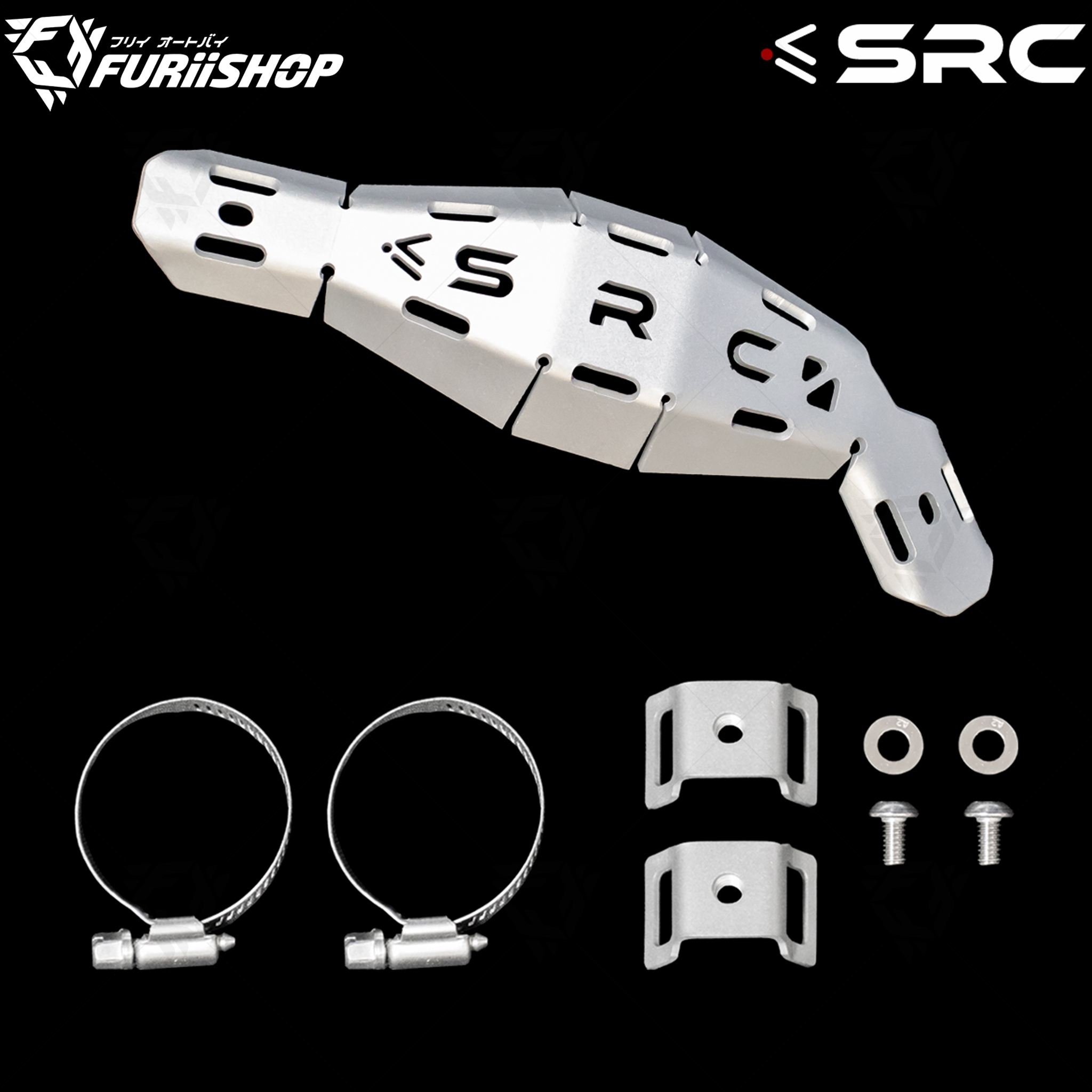 การ์ดบังท่อ EXHAUST HEAT GUARD SRC FOR HONDA CRF 300 L