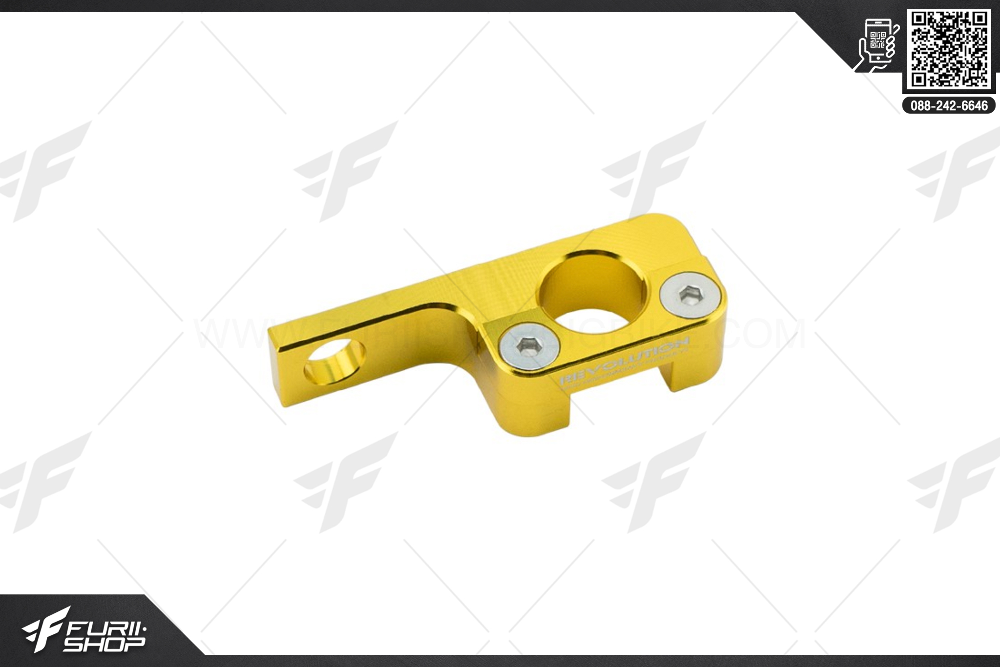 ตัวรัดสายดิสเบรคหน้า 1 สาย Revolution For Honda Forza350 2020