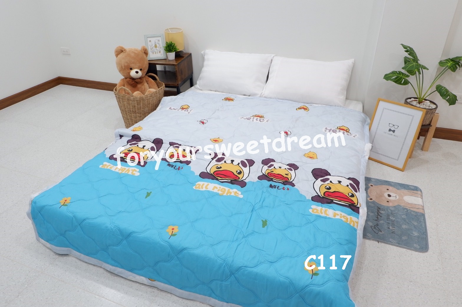 ผ้านวมบาง 5 ฟุต ผ้าห่มบาง ผ้าห่มใยไหม 5 ฟุต ผ้าห่มบาง 1 กระสอบ 80 ผืน ผืนละ 125.- อัดลายด้วยความร้อน