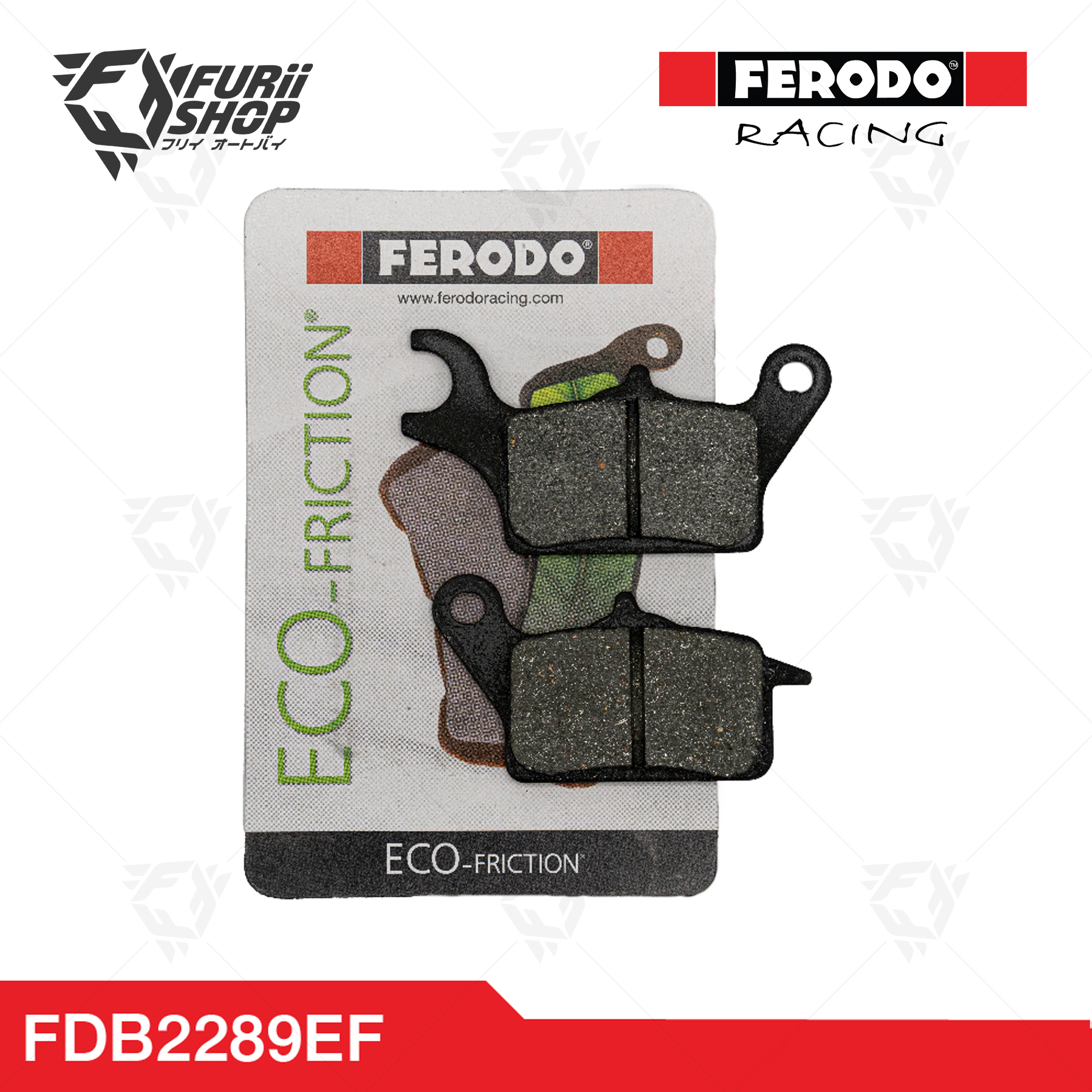 ผ้าเบรกหน้า FERODO RACING : For HONDA (FDB2289EF)