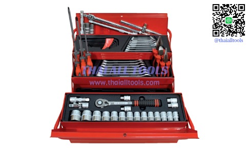 ชุดกล่องเครื่องมือช่าง 62 ชิ้น CANTILEVER TOOL BOX TOOLSET 62-PCE KENNEDY
