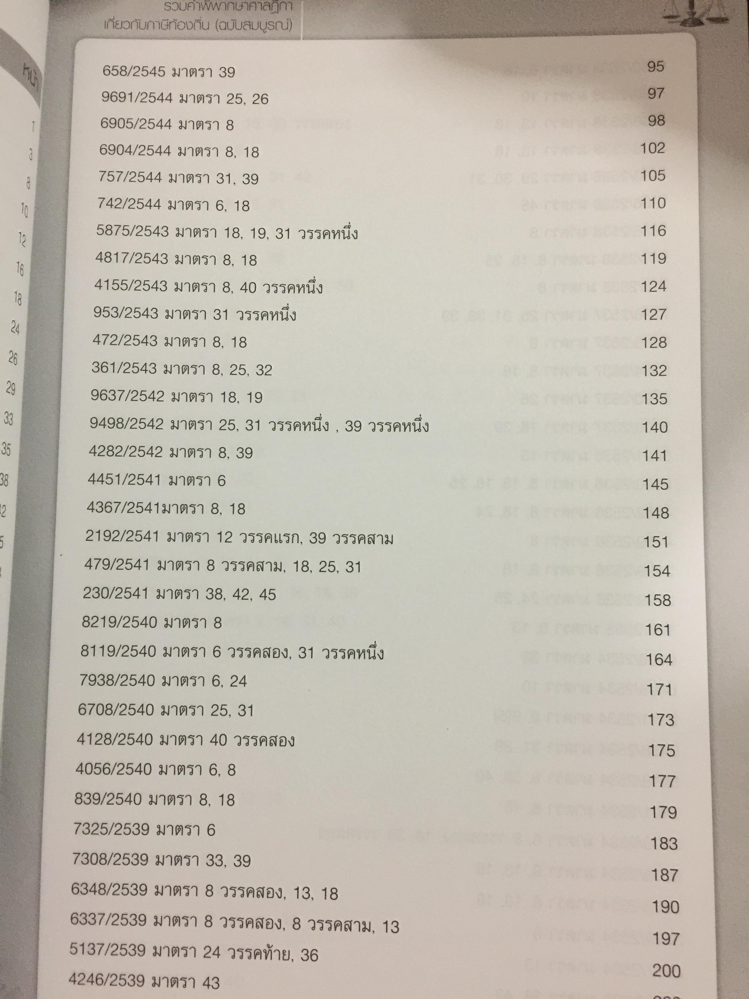 รวมคำพิพากษาศาลฎีกา เกี่ยวกับภาษีท้องถิ่น (ฉบับสมบูรณ์) โดย อวิรุทธิ์ ชาญชัยกิตติกร 0 กก.