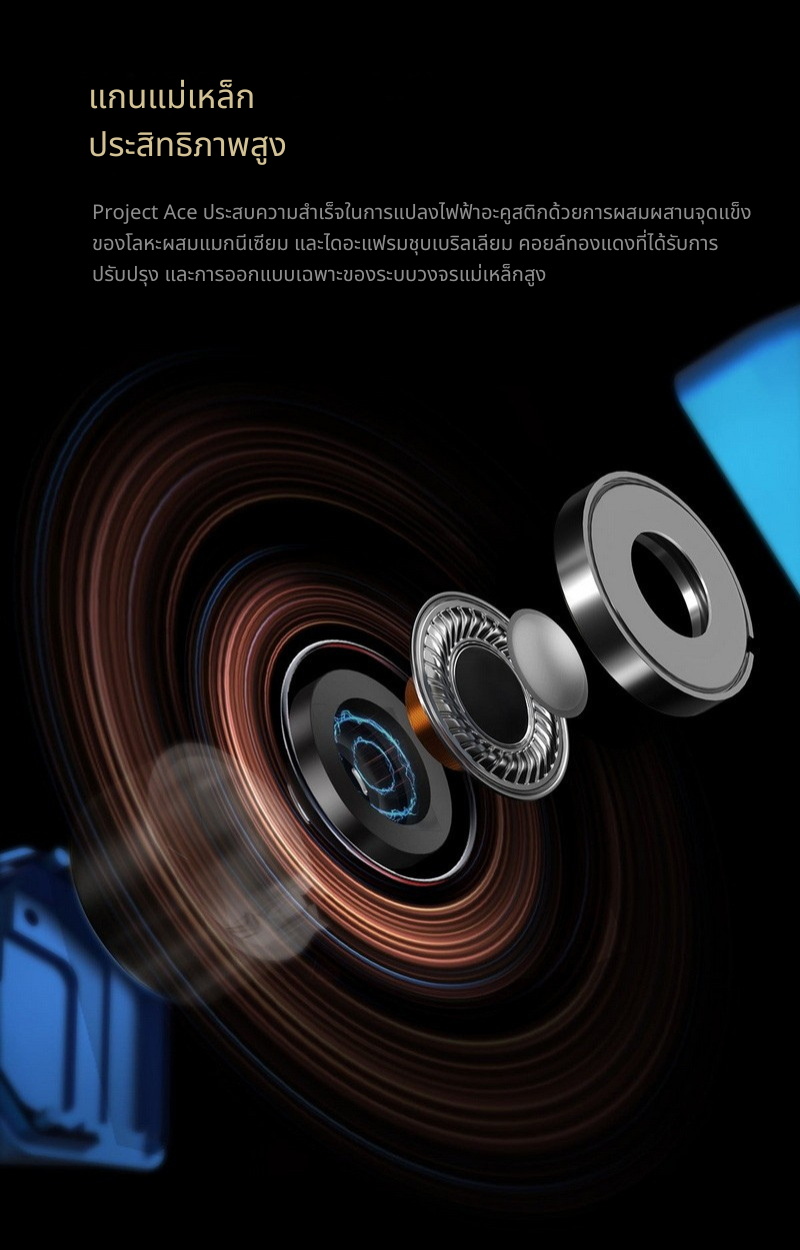 HiBy X Faudio - Project Ace หูฟัง IEMs ไดรเวอร์ Dynamic 12มม. ไดอะแฟรมชุบเบริลเลียม ประกันศูนย์ไทย