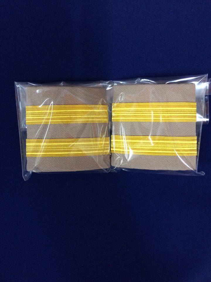 อินทรธนูพนักงานราชการชุดสีกากี 2-3ขีด