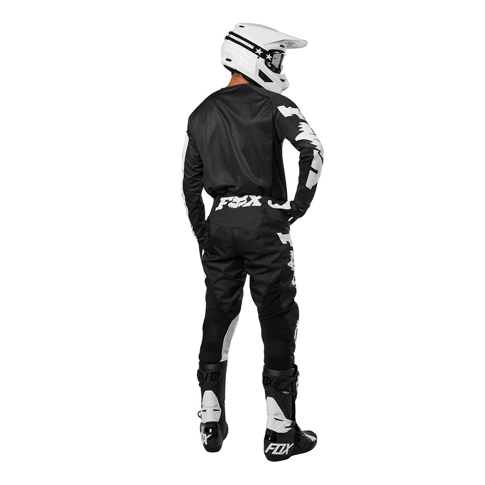 ชุดวิบาก ชุดขี่มอเตอร์ไซค์วิบาก Motocross-180 ดำ-ขาว
