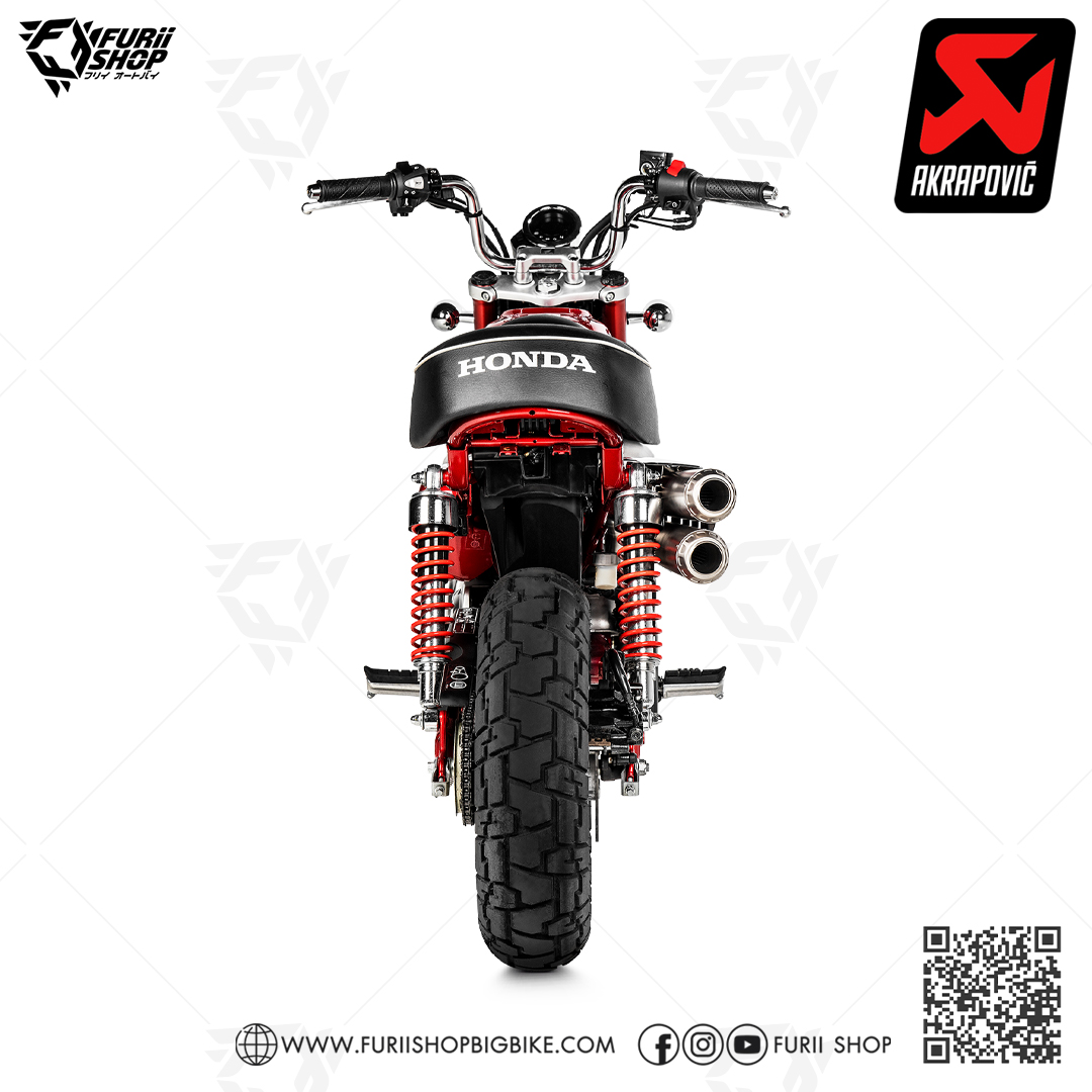 ท่อแต่ง Akrapovic Slip on : for Honda Monkey 2019-2023