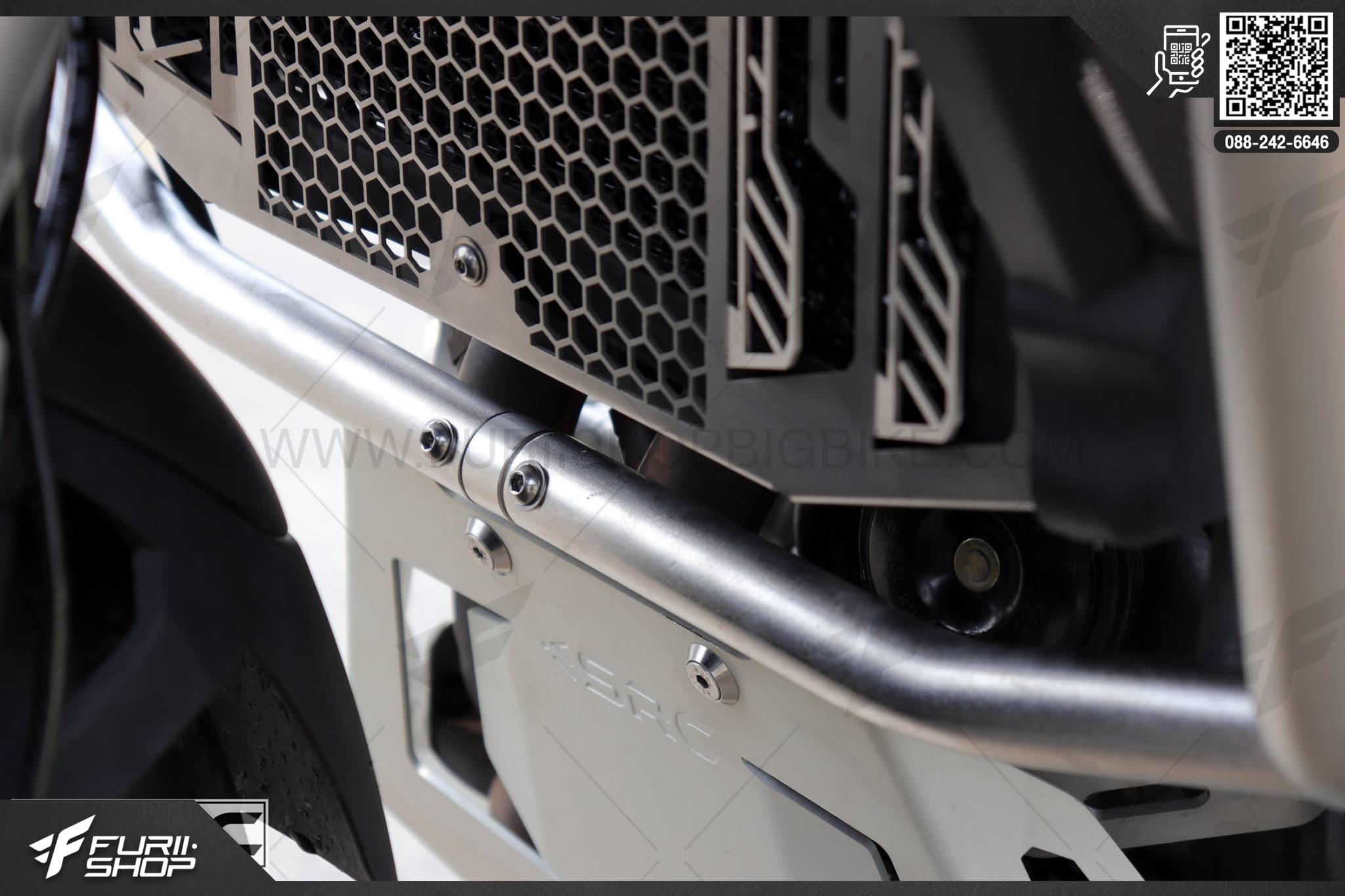 แคชบาร์ SRC สีเงิน FOR BENELLI TRK502