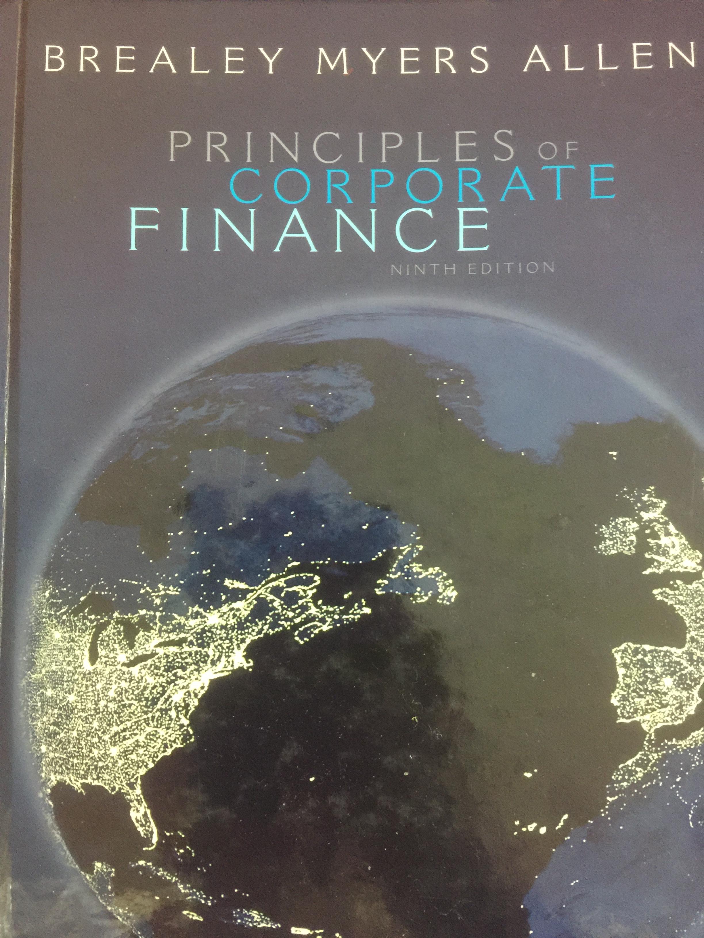 Principles of Corporate FINANCE 0 กก.