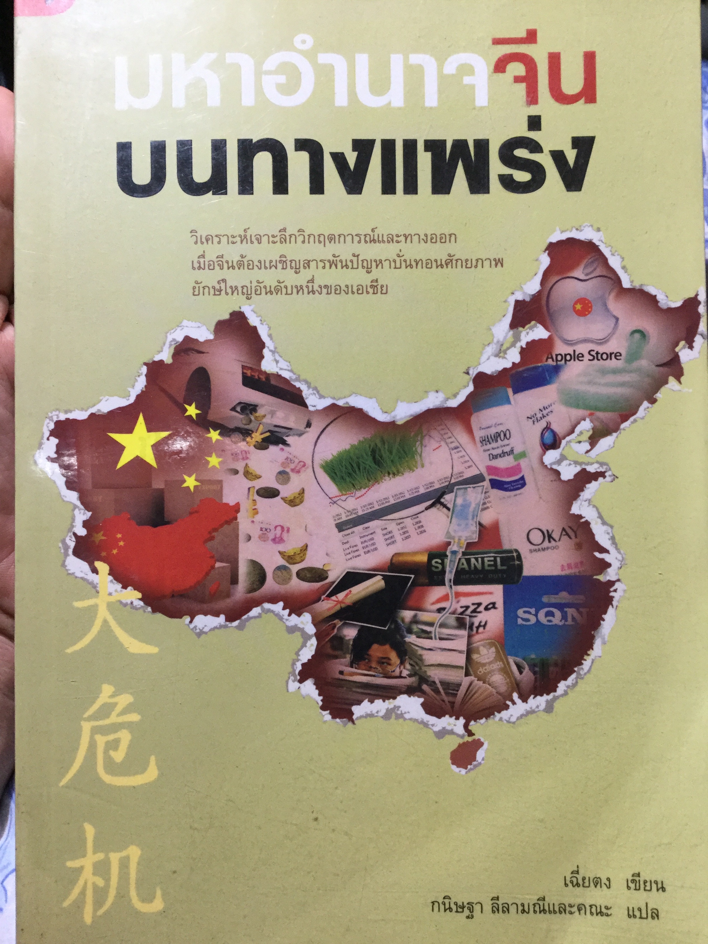 มหาอำนาจจีน บนทางแพร่ง. วิเคราะห์เจาะลึกวิกฤตการณ์และทางออก เมื่อจีนต้องเผชิญสารพัดปัญหาบั่นทอนศักยภาพยักษ์ใหญ่อันดับหนึ่งของเอเชีย ผู้เขียน เฉี่ยตง ผู้แปล กนิษฐา ลีลามณีและคณะ 0 กก.