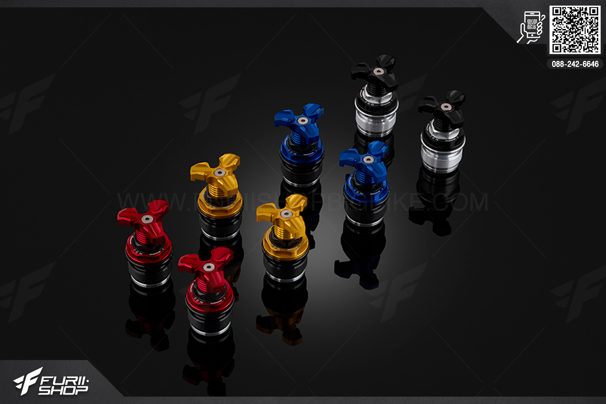 โช๊คหน้า Front Shock Up Adjusters Biker Yamaha YZF-R15 (2014-2016)