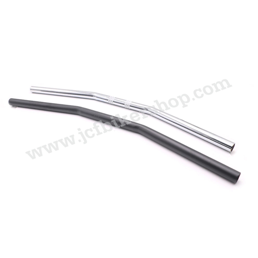 แฮนด์บาร์ผอมทรงโค้ง ขนาด22 mm. ความยาว 72 cm