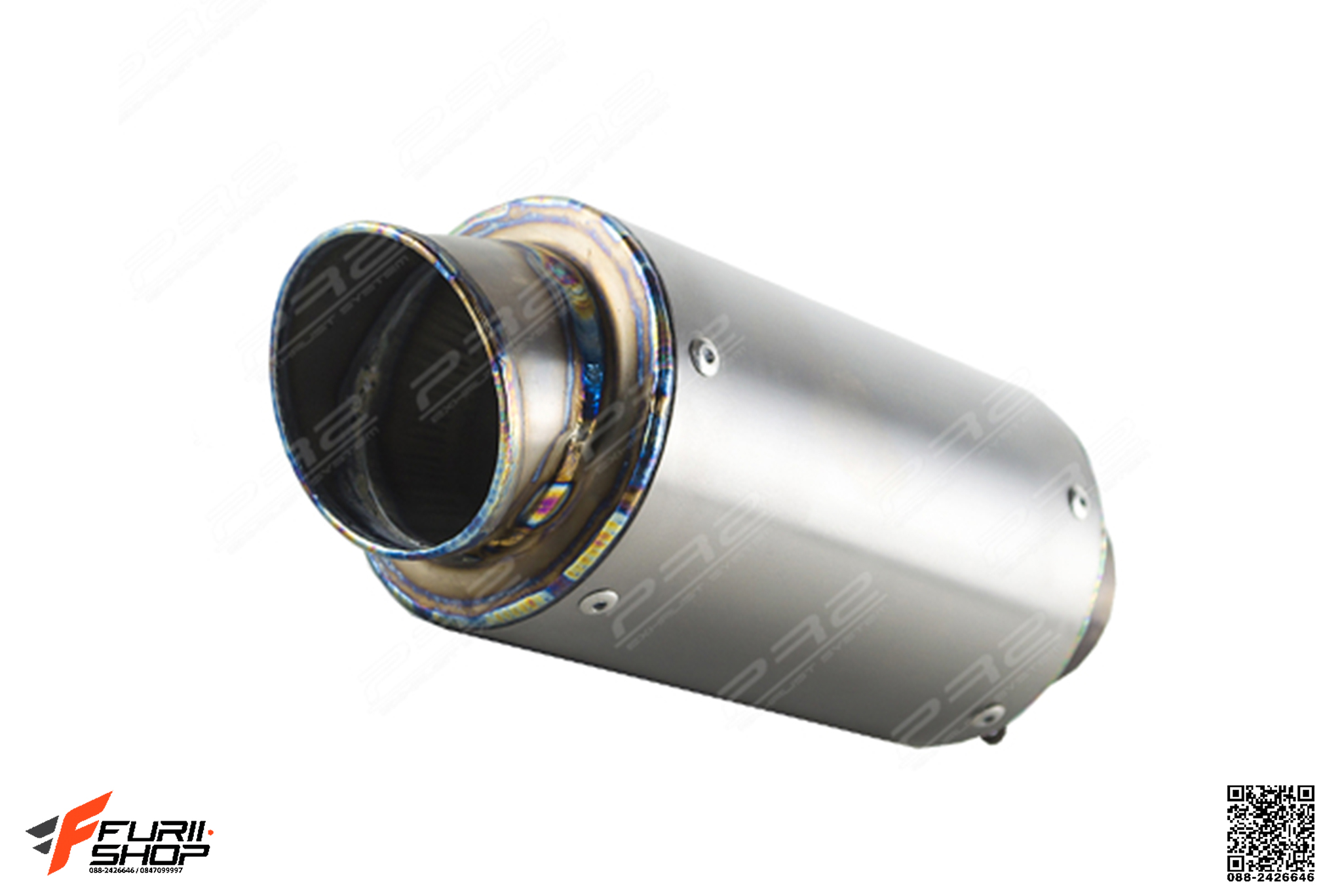 ท่อไอเสีย ท่อมอเตอร์ไซค์ ท่อแต่ง PR2 AR TITANIUM