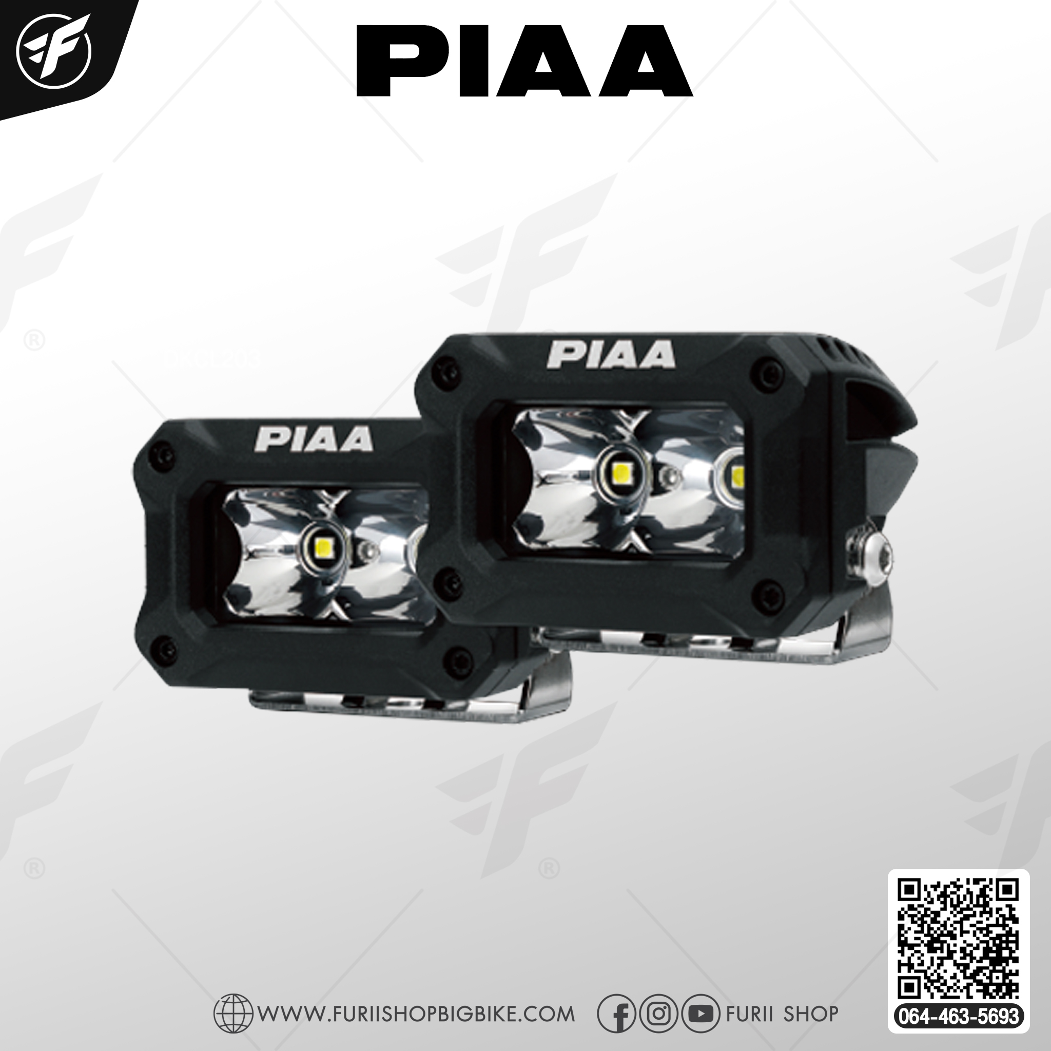 ไฟสปอร์ตไลท์ PIAA 2000 Series LED Light Pods ลำแสงแบบ spot / 5600 12v new 2022