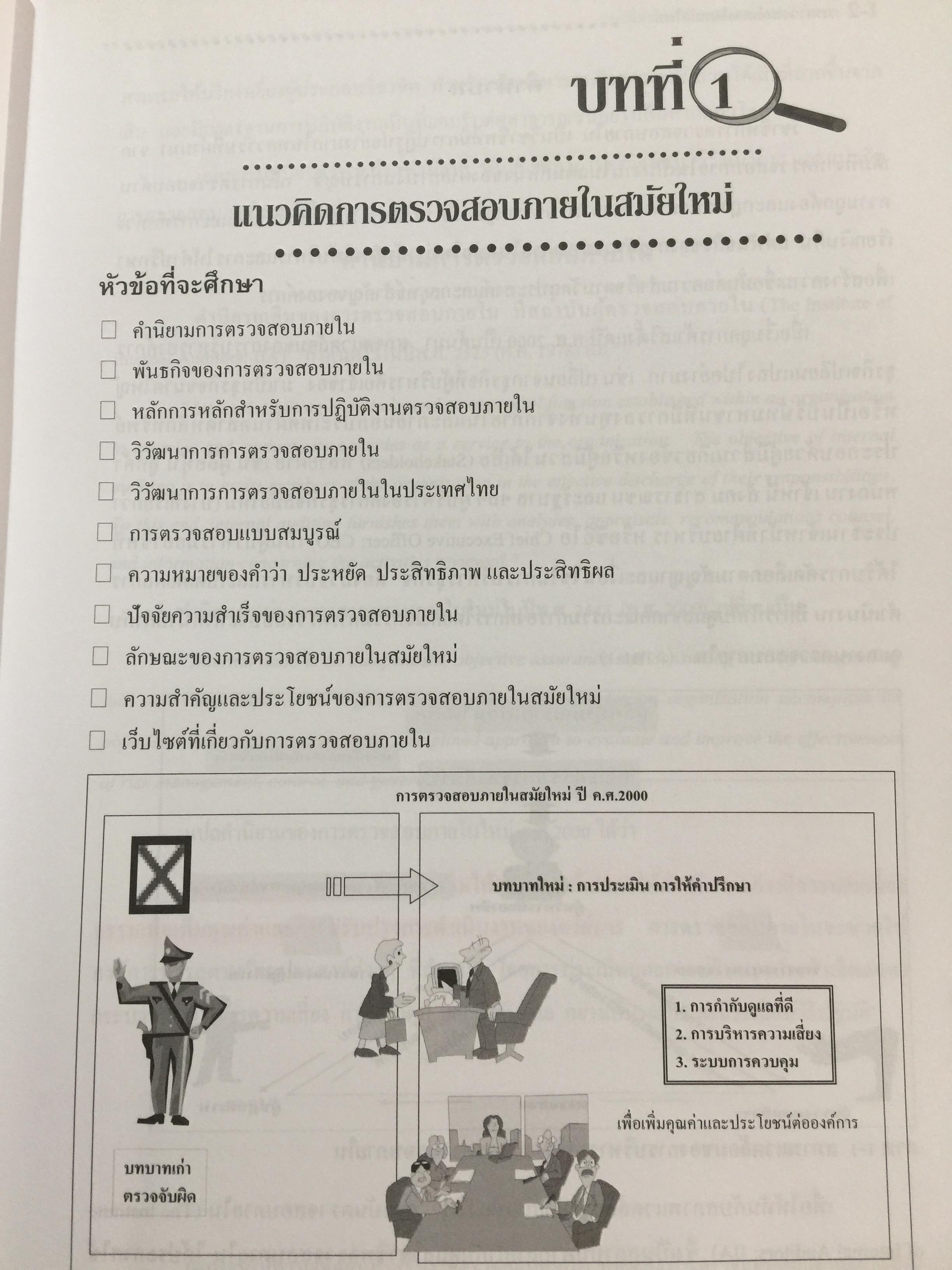 การตรวจสอบภายในสมัยใหม่ ผู้เขียน อุษณา ภัทรมนตรี 3 กก.