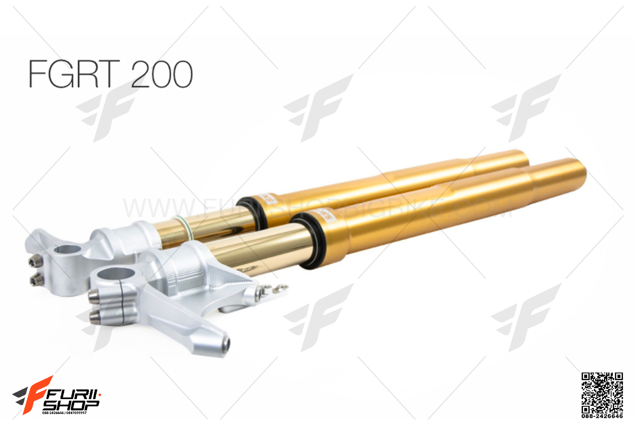 โช๊คหน้า OHLINS FGRT224 FGRT200 FOR SUZUKI GSX-R1000 2017