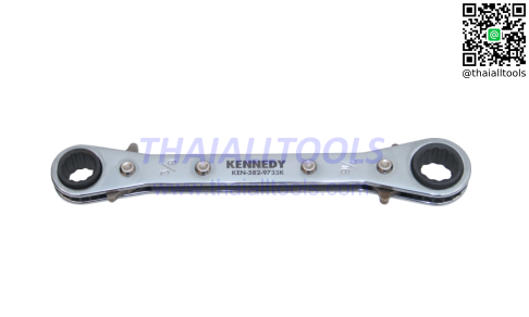 ประแจแหวนฟรี (mm) STRAIGHT RATCHETRING WRENCH KENNEDY