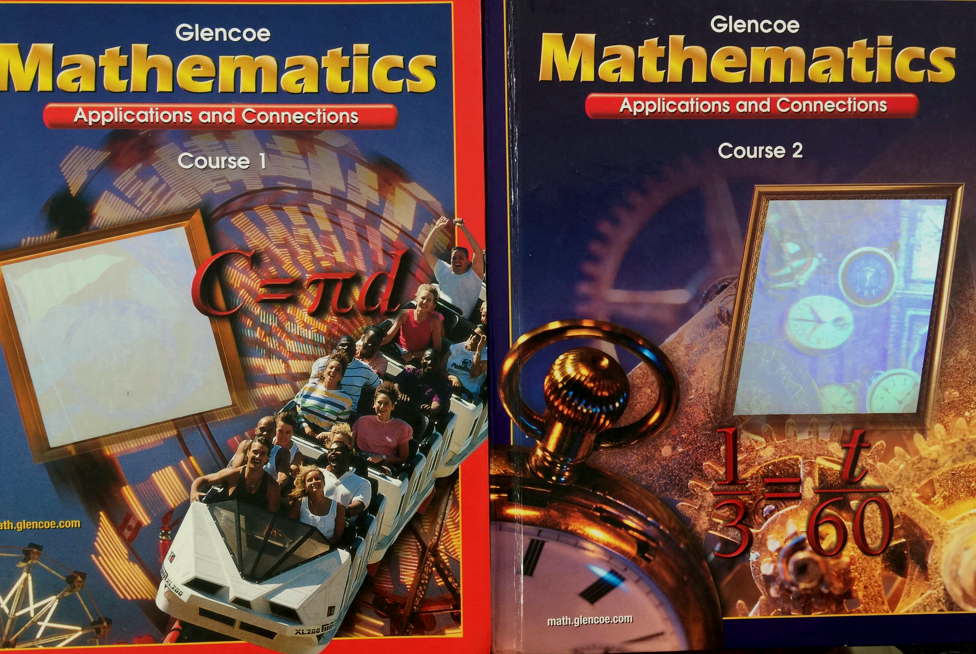 Mathematics Applications and Connections Course 1-2 รวม 2 เล่ม 0 กก.