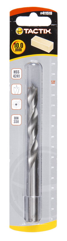 ดอกสว่านเจาะไม้ BRAD 10mm 411519 TACTIX