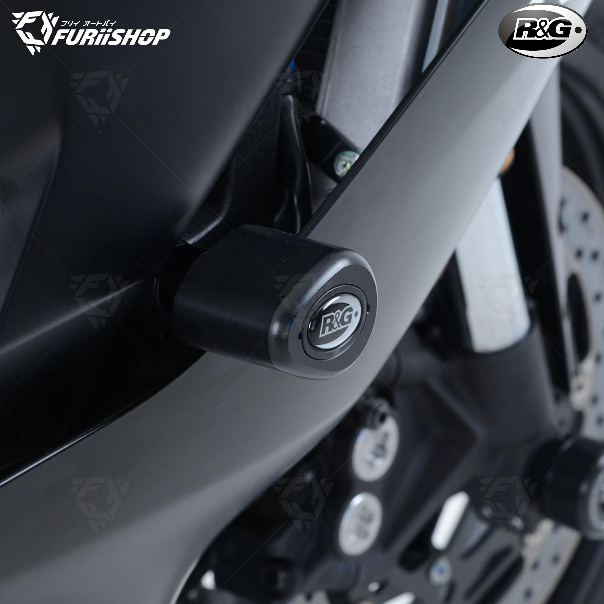 กันล้มกลาง R&G แบบไม่เจาะแฟริ่ง For : R6