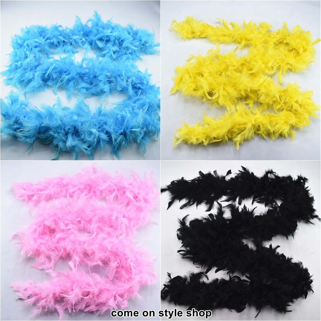 ขนนกเส้น ขนนกเฟอร์ แกสบี้ Feather Boa