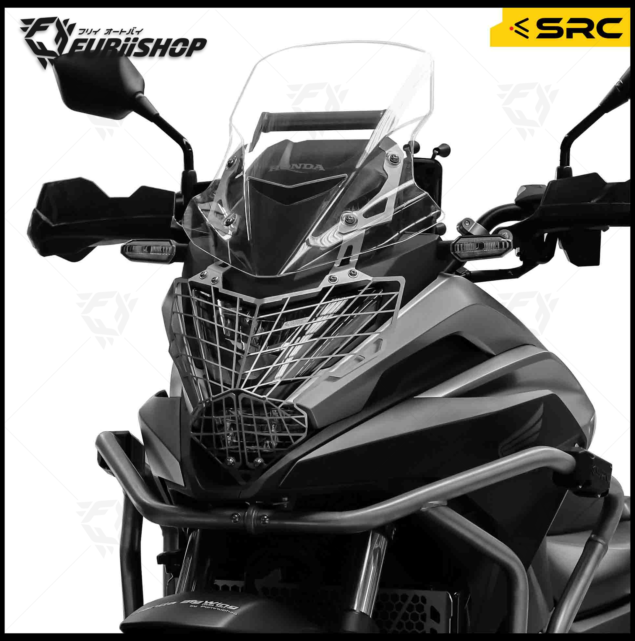 การ์ดไฟหน้า HEADLIGHT GUARD SRC FOR HONDA NC750X (DCT)