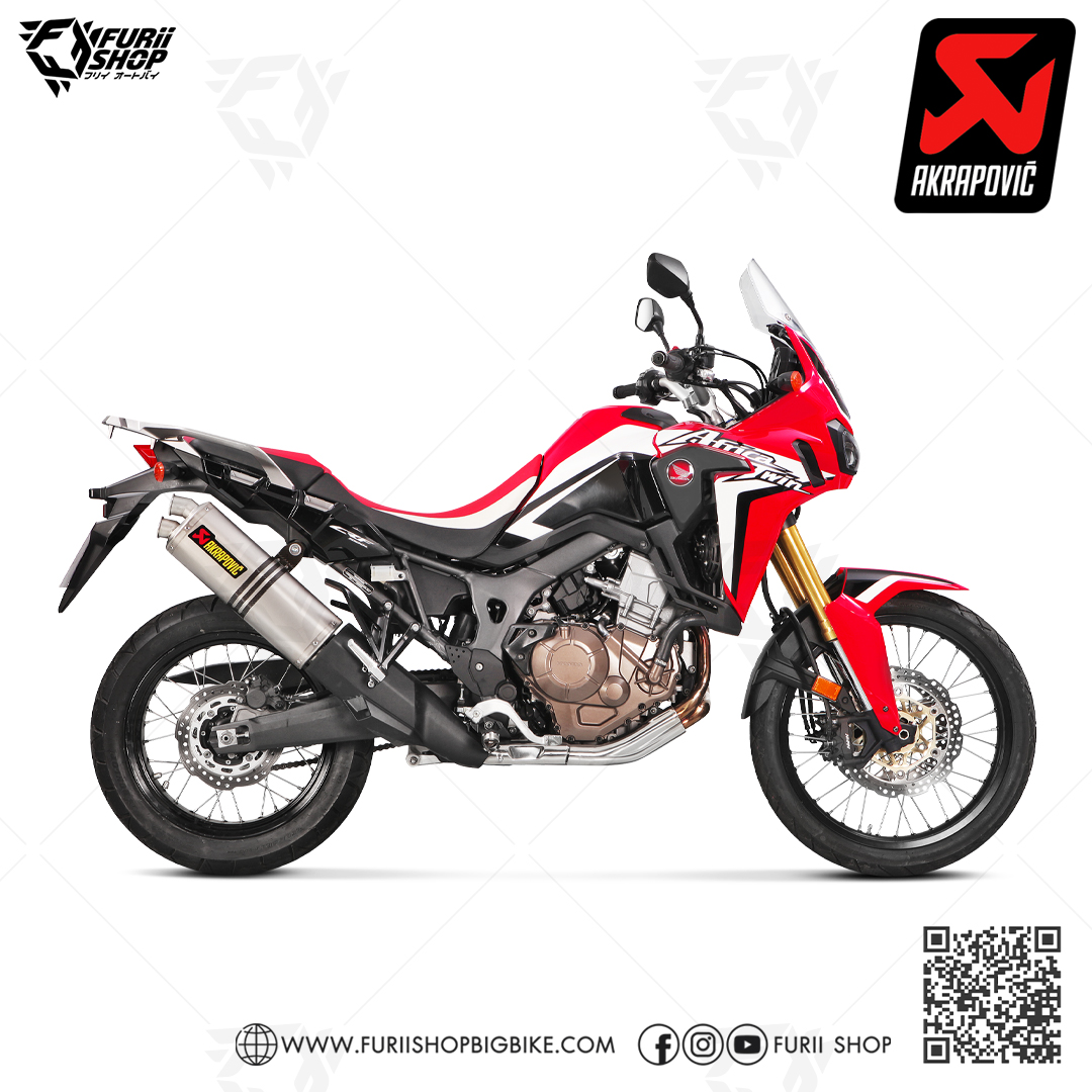 ท่อ AKRAPOVIC SLIP ON : for Honda Africa Twin 2016-2019 (Included DCT)