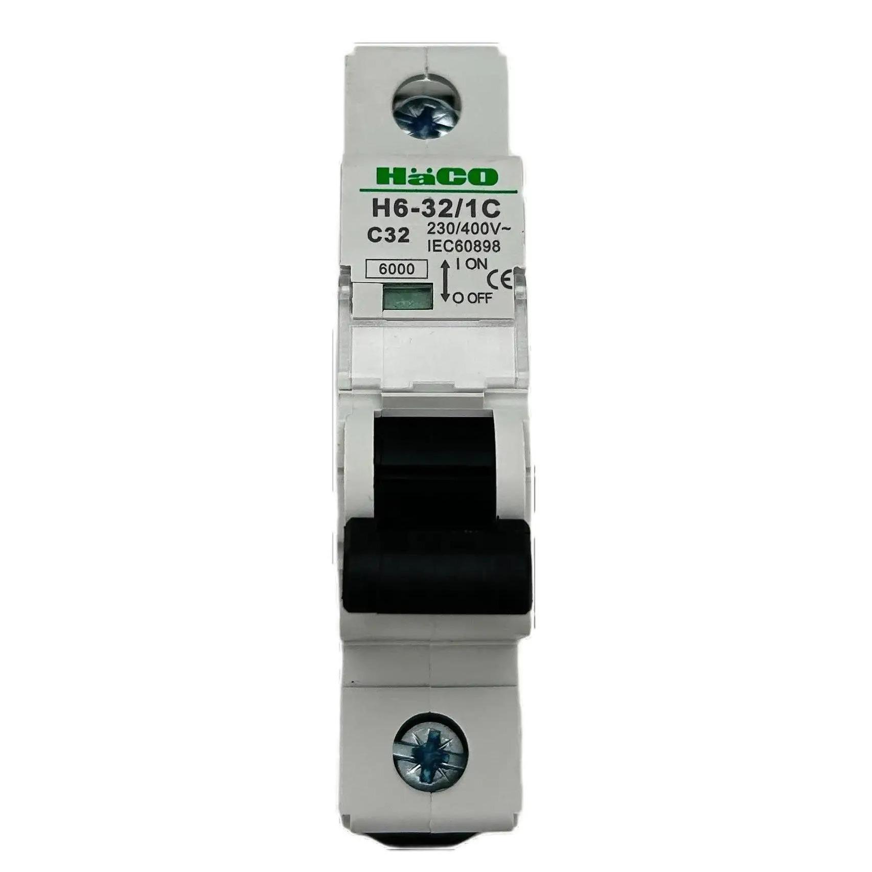 HACO ลูกเซอร์กิต 32A 6kA H6-32/1C
