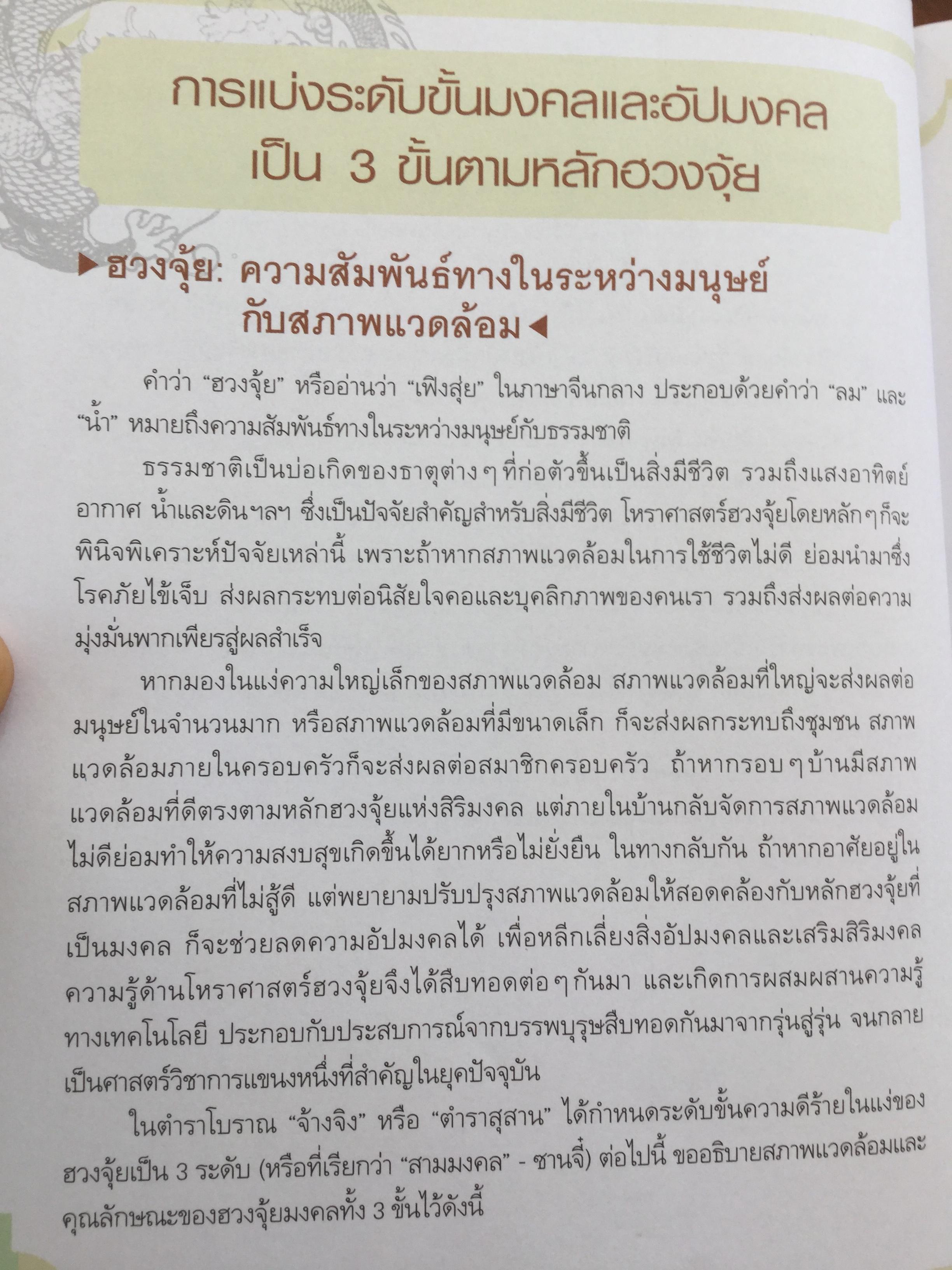 ฮวงจุ้ย ร้านค้า สำนักงาน. ทำมาค้าขึ้น ทวีความสำเร็จ อยู่เย็นเป็นสุข โดย ศจ.อู๋จางอี้ นักโหราศาสตร์ฮวงจุ้ยชื่อดังแห่งใต้หวัน ผู้แปล กมล กฤปานันท์ 3 กก.