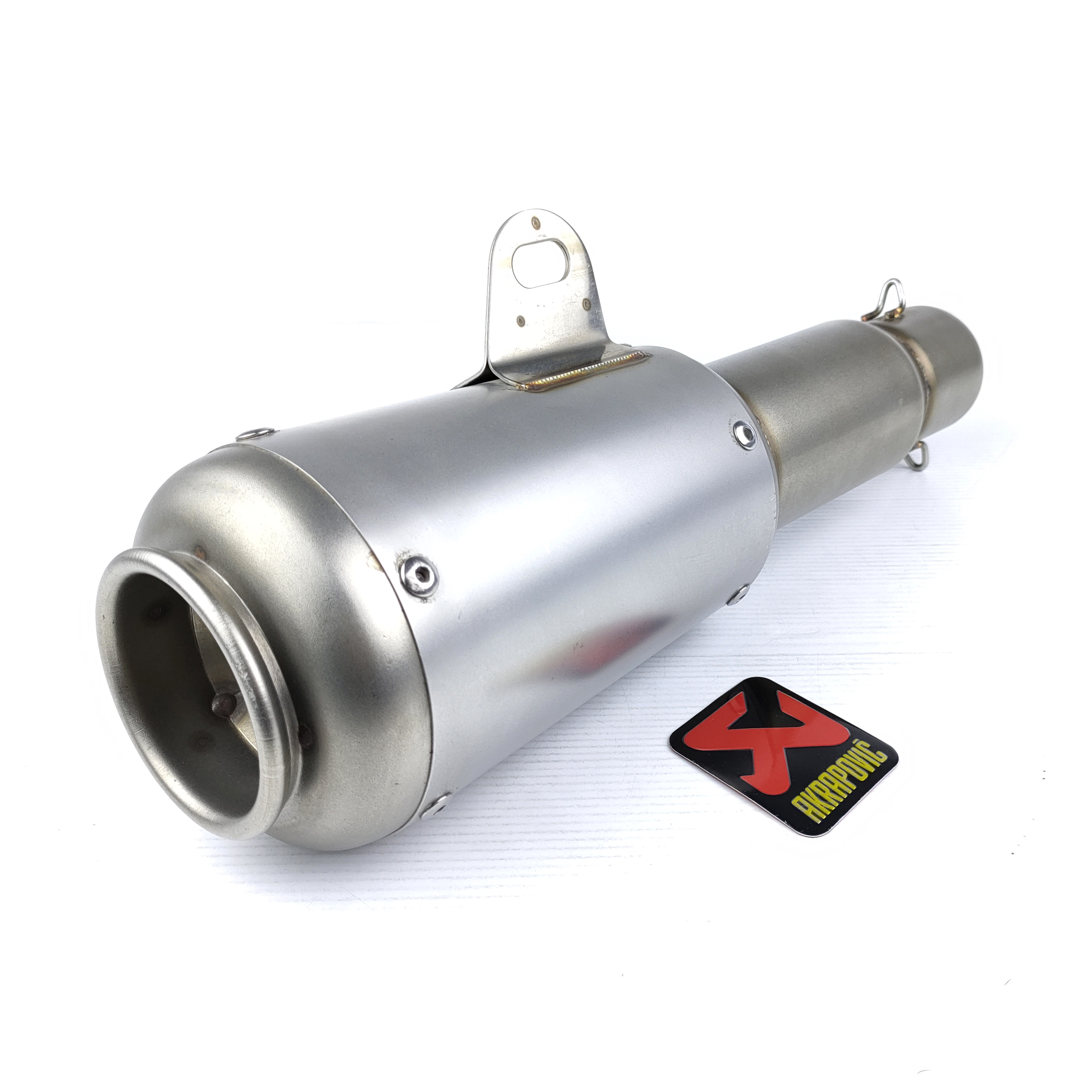 ปลายท่อสูตร ปลายท่อแต่ง Akrapovic สวมคอ 2 นิ้ว ยาว 14 นิ้ว สแตนเลส