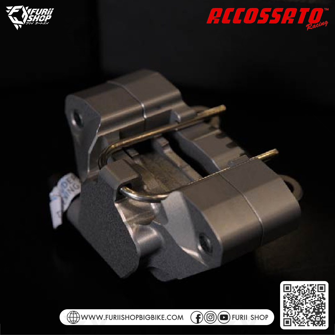 ปั้มล่าง Accossato Radial Brake Rear Caliper for Mini GP (PZ017H-ST)