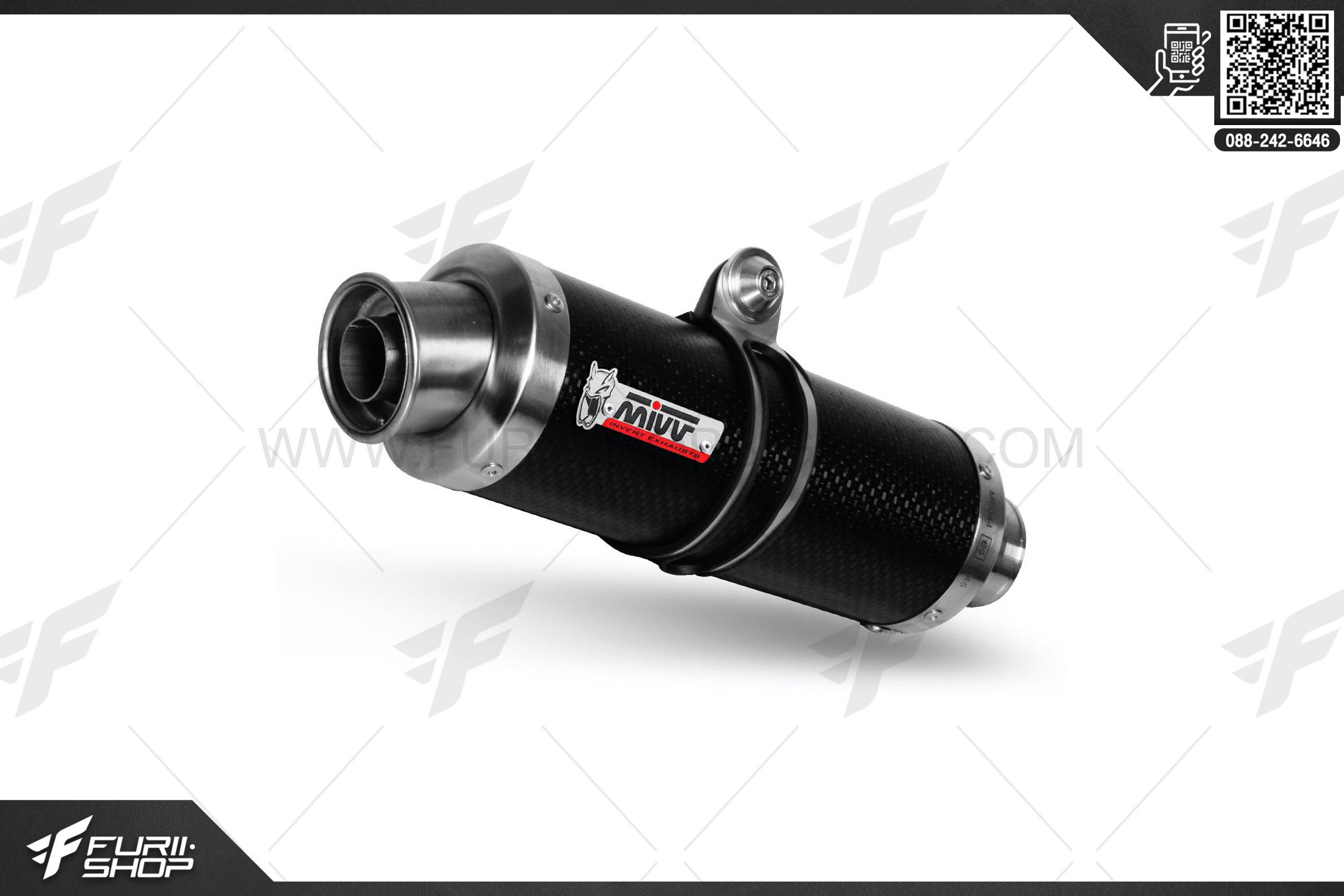 ท่อมอเตอร์ไซค์ MIVV FOR ZX10 GP CARBON 2011-2015 ท่อแต่ง ท่อสูตร ท่อบิ๊กไบค์ ท่อBigbike ท่อไอเสีย